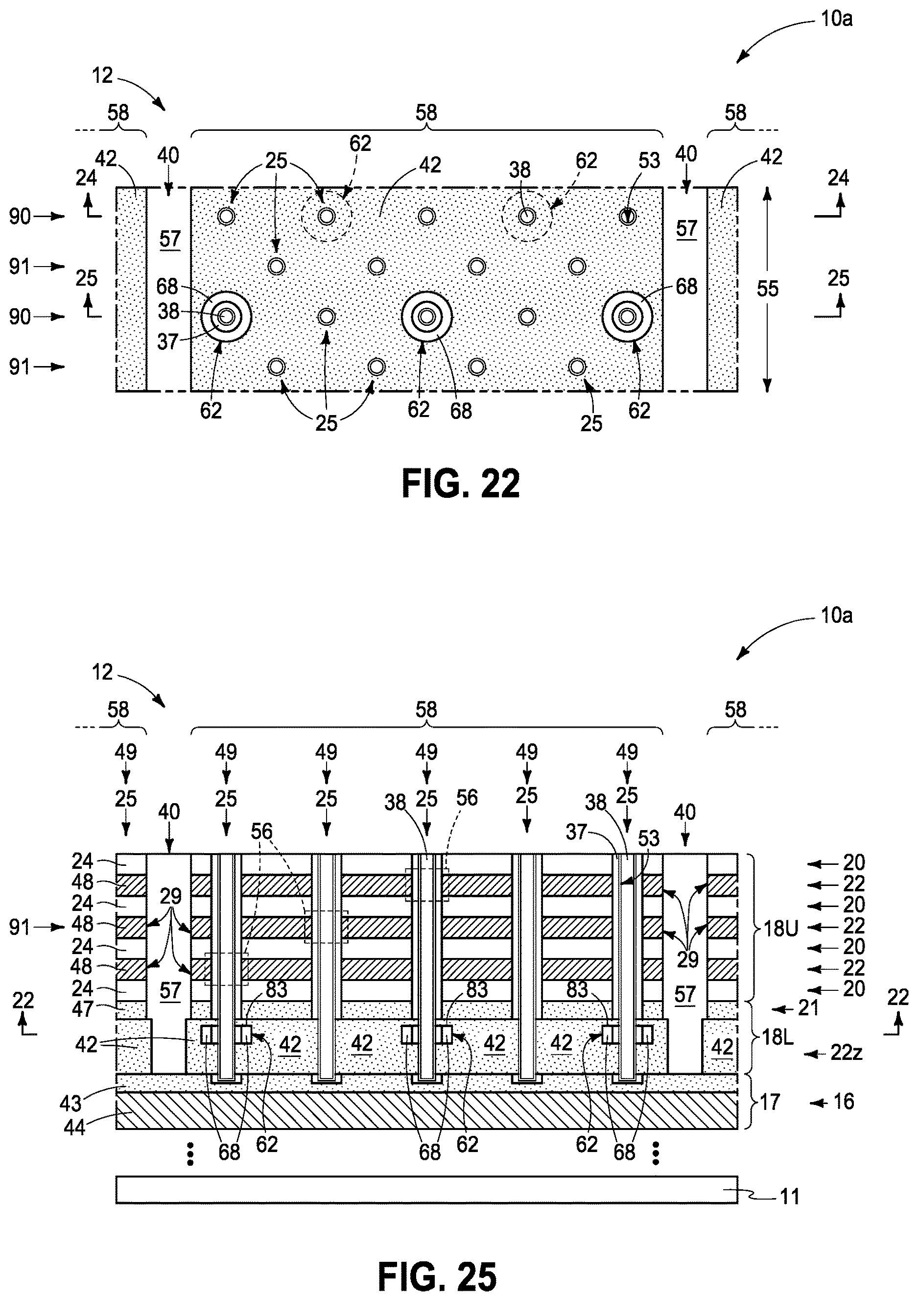 Patent US12615821 Figure 14 – Memory array and method used in forming a memory array comprising strings of memory cells