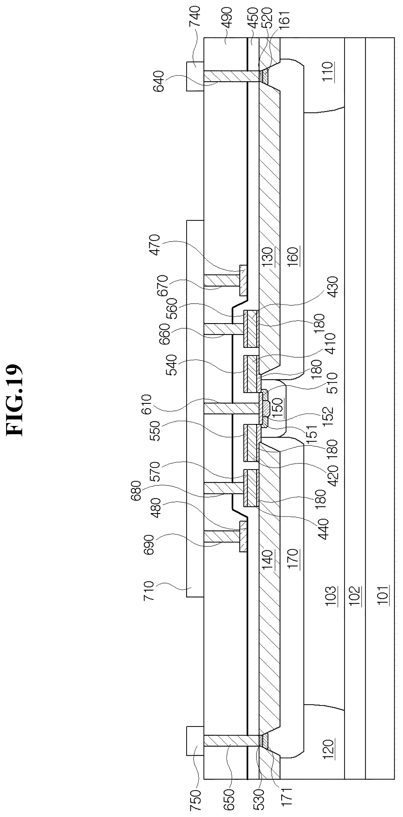 Patent US12615829 Figure 20 – Semiconductor device with field plate structures