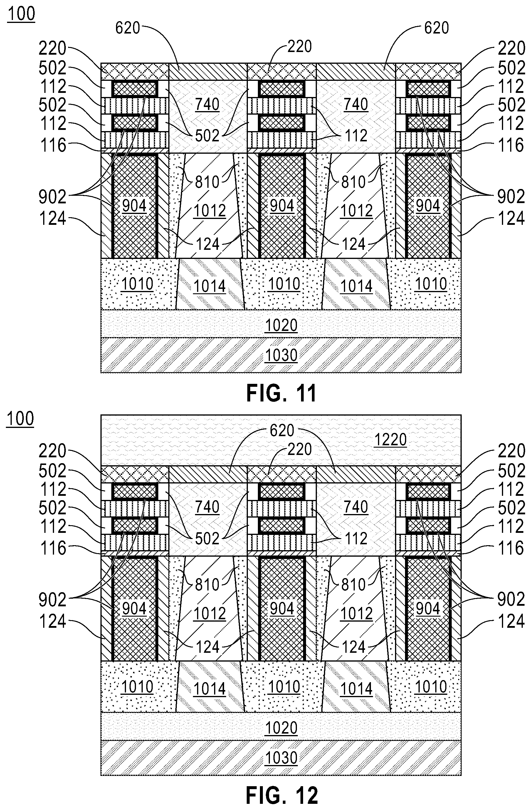 Patent US12615832 Figure 6 – Self-aligned backside contact structure for semiconductor device power delivery