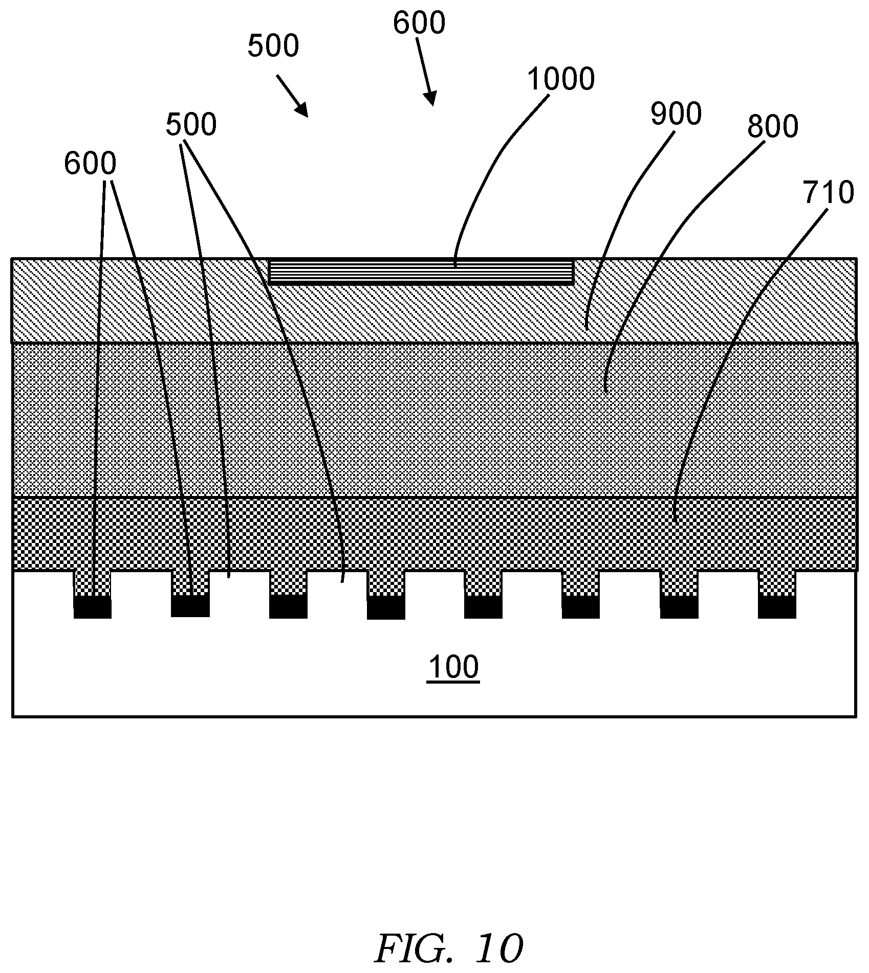 Patent US12615836 Figure 6 – Trench field effect transistor having improved electrical performance