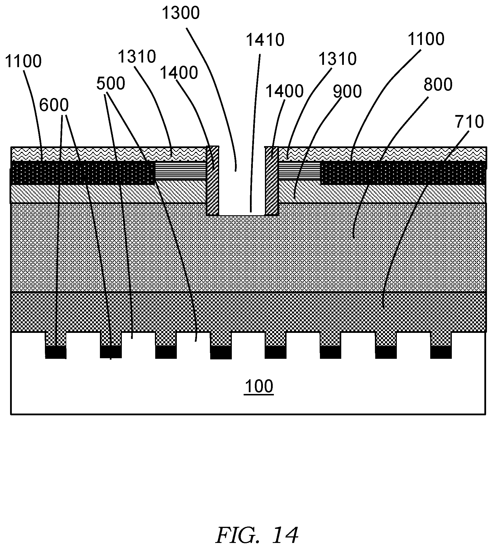 Patent US12615836 Figure 10 – Trench field effect transistor having improved electrical performance