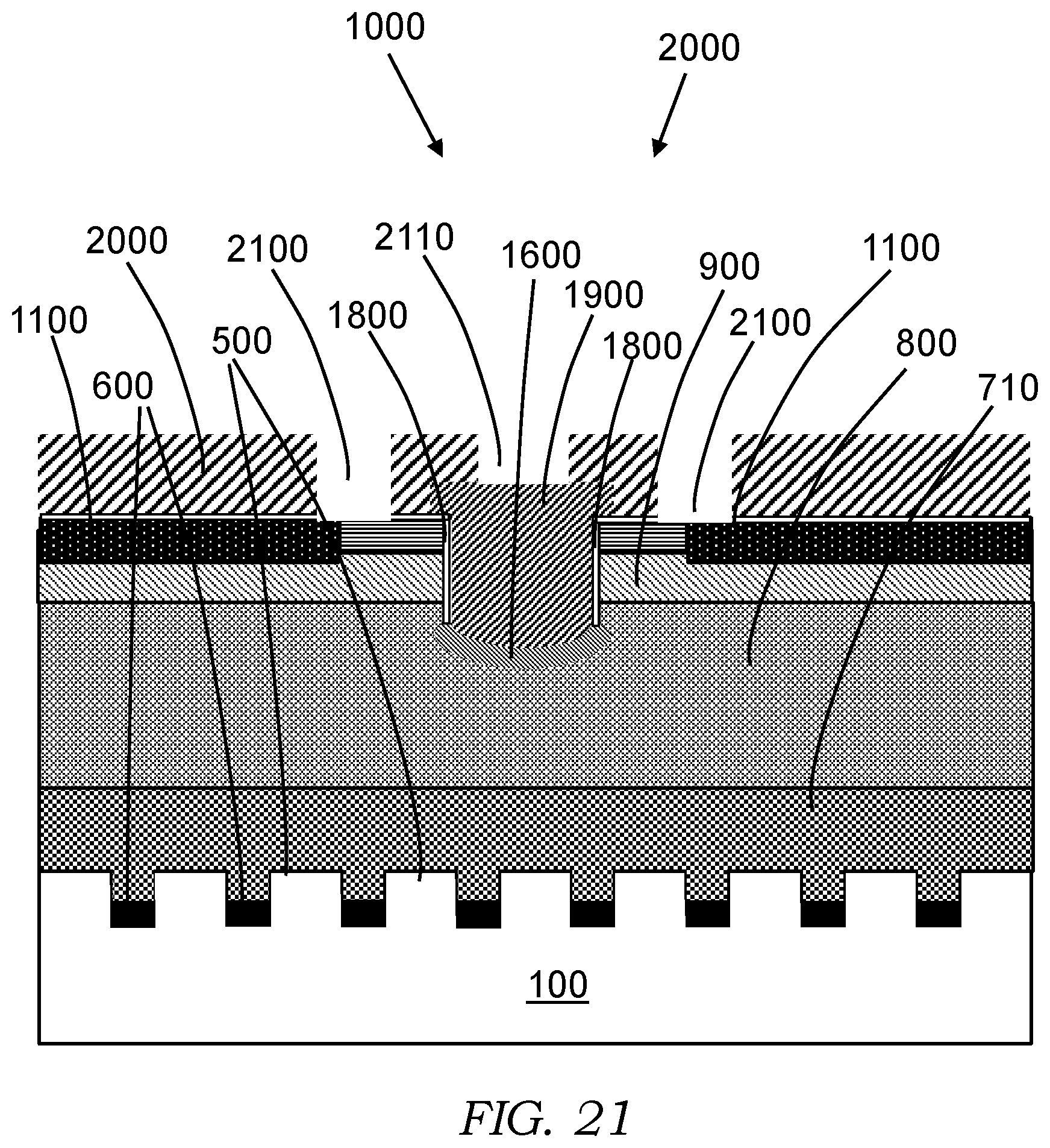 Patent US12615836 Figure 17 – Trench field effect transistor having improved electrical performance