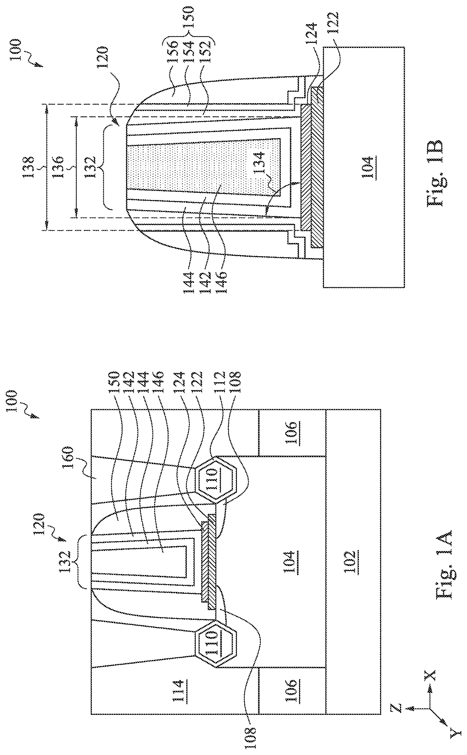 Patent US12615837 Figure 1 – Metal gates and manufacturing methods thereof