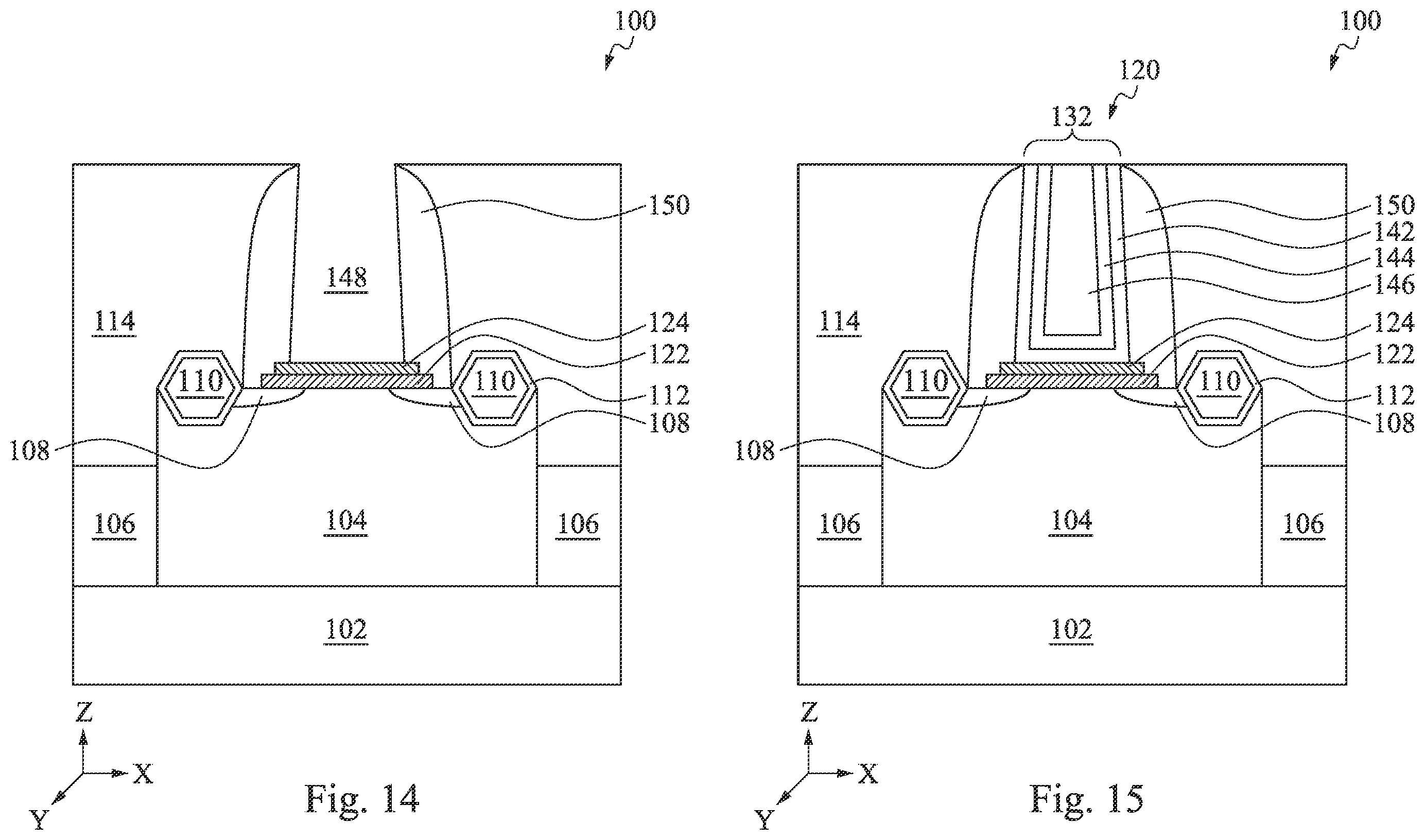Patent US12615837 Figure 14 – Metal gates and manufacturing methods thereof