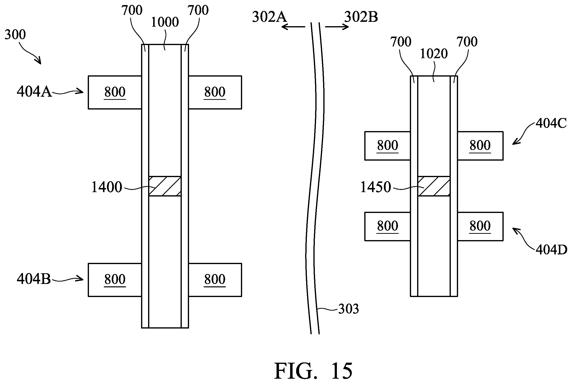 Patent US12615838 Figure 15 – Semiconductor devices and methods of manufacturing thereof