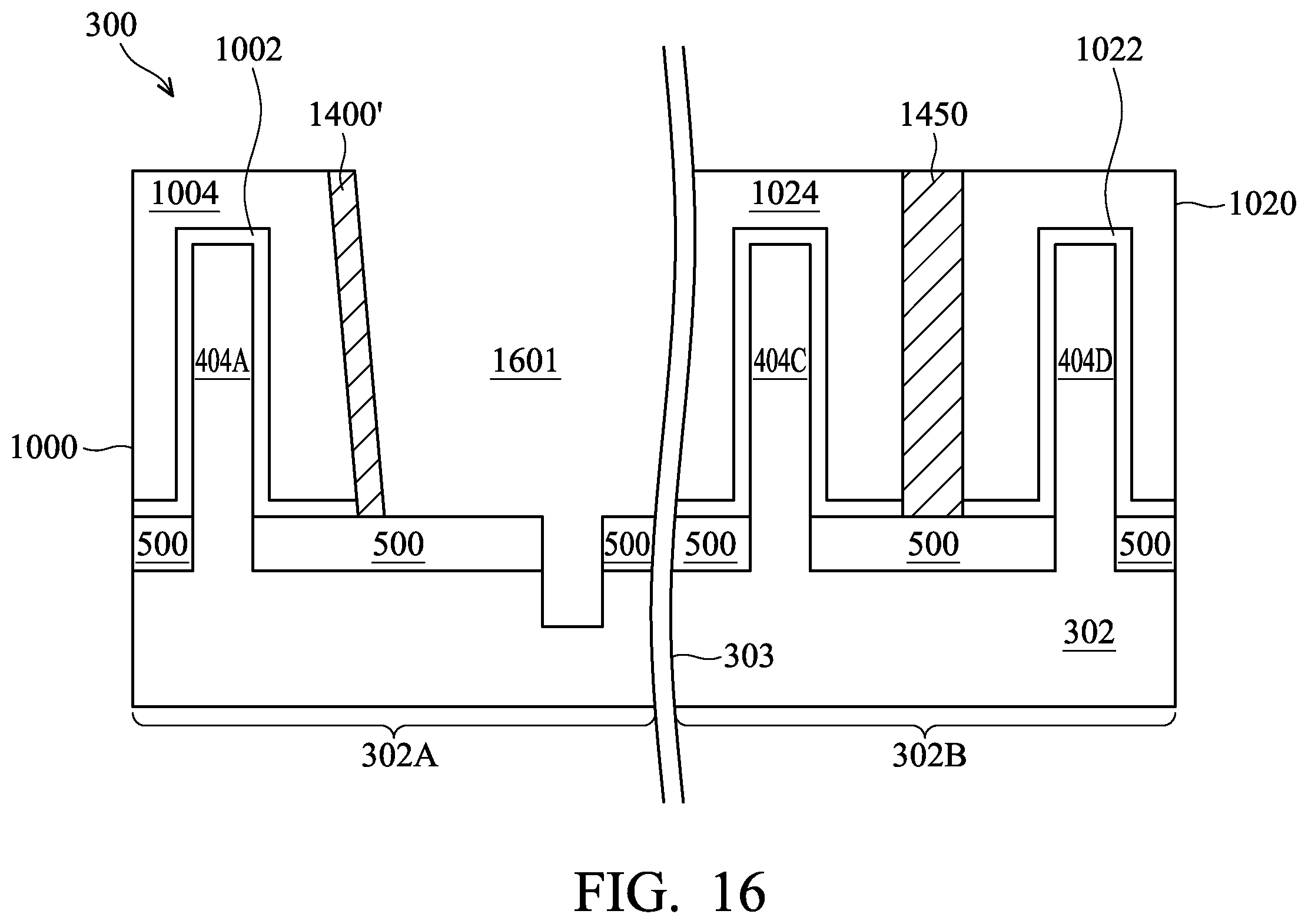 Patent US12615838 Figure 16 – Semiconductor devices and methods of manufacturing thereof