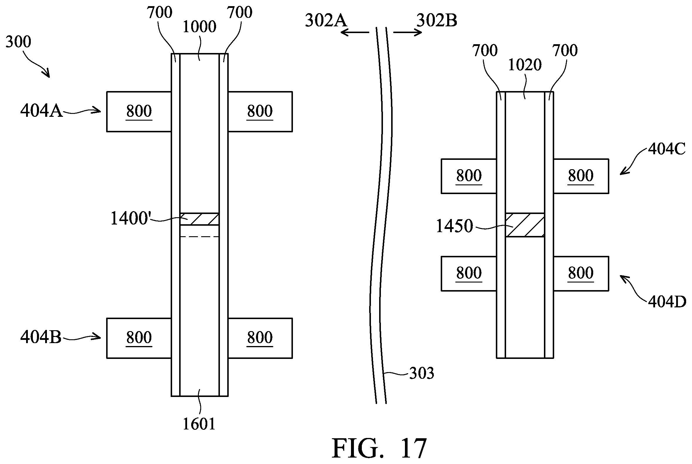 Patent US12615838 Figure 17 – Semiconductor devices and methods of manufacturing thereof