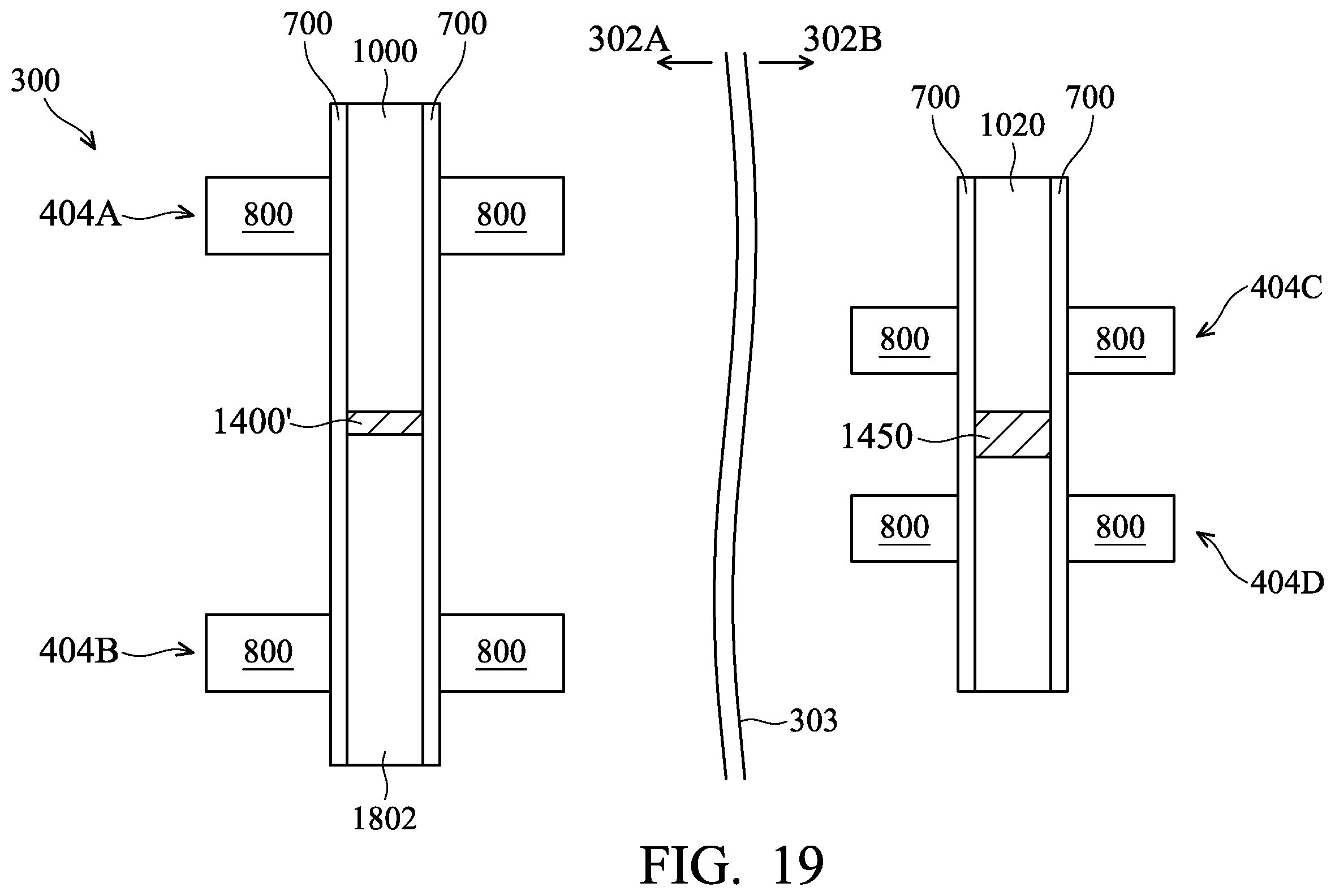 Patent US12615838 Figure 19 – Semiconductor devices and methods of manufacturing thereof