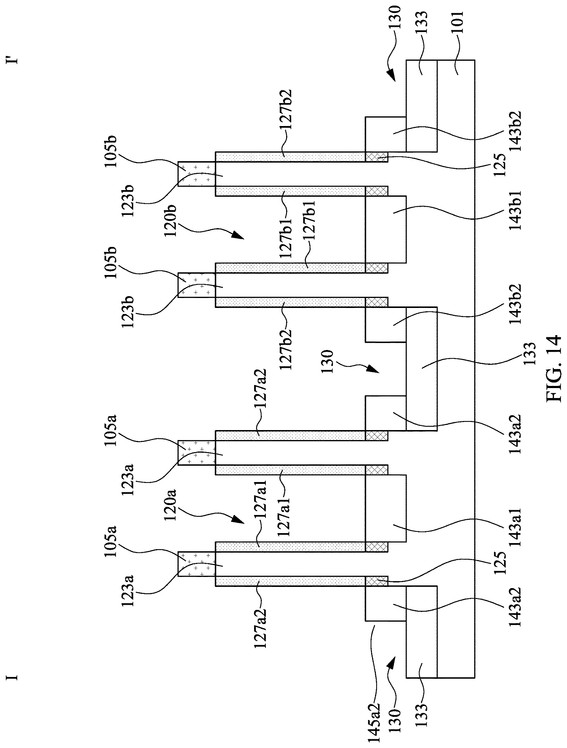 Patent US12615840 Figure 14 – Semiconductor device with annular semiconductor fin and method for preparing the same