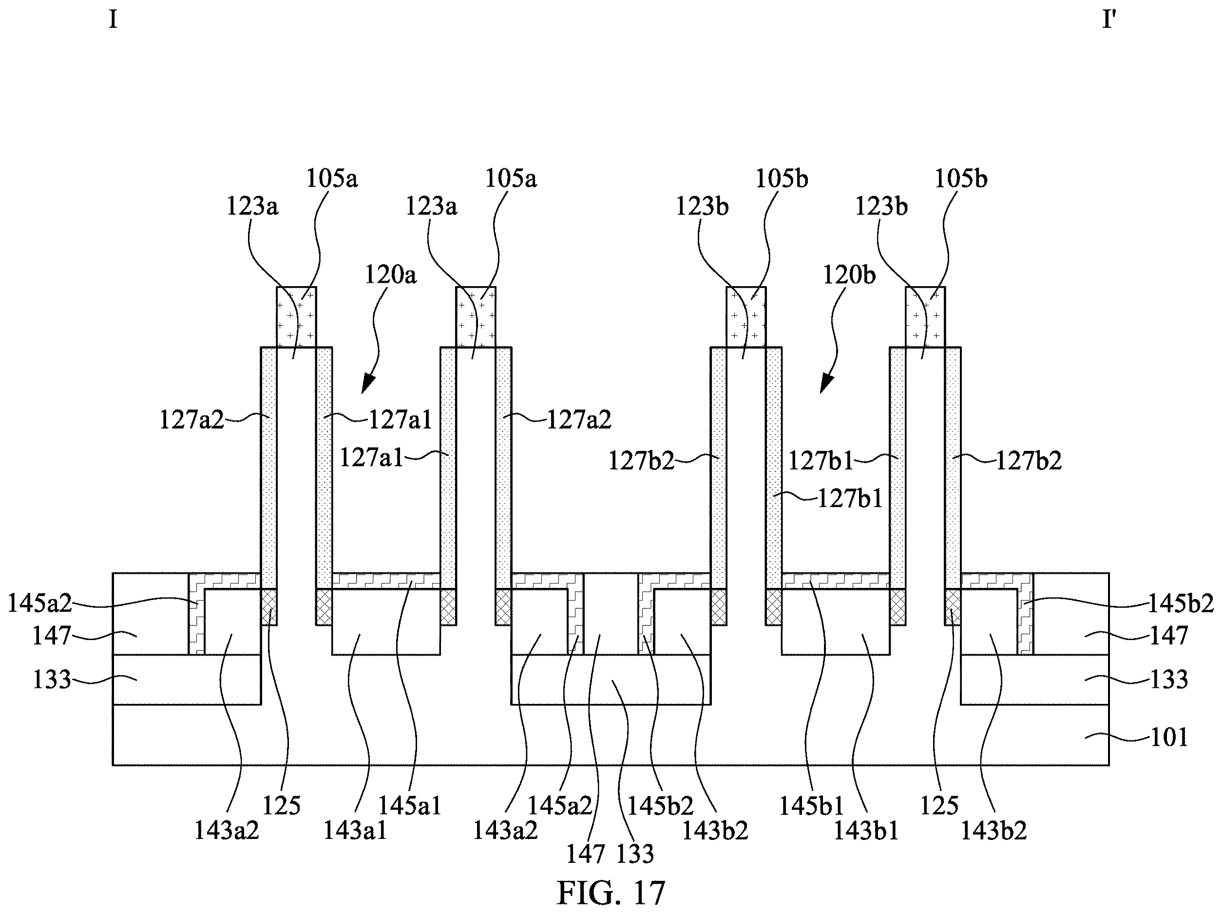Patent US12615840 Figure 17 – Semiconductor device with annular semiconductor fin and method for preparing the same