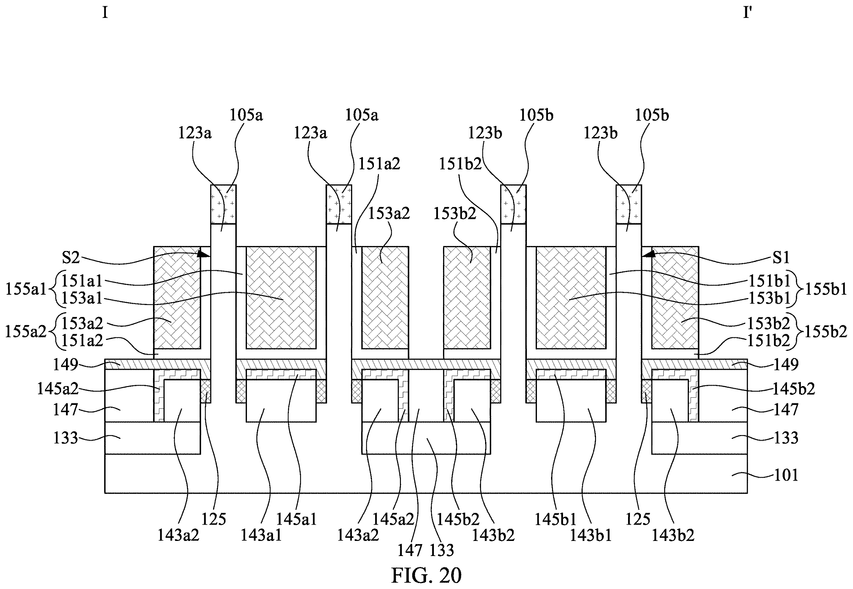 Patent US12615840 Figure 20 – Semiconductor device with annular semiconductor fin and method for preparing the same