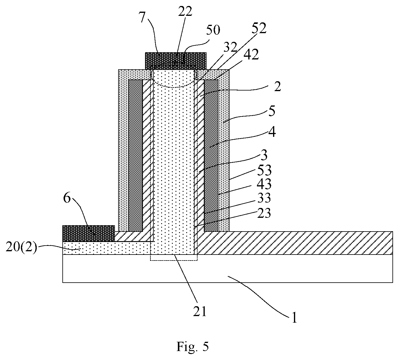 Patent US12615842 Figure 3 – Thin-film transistor and arrangement thereof and method for manufacturing same