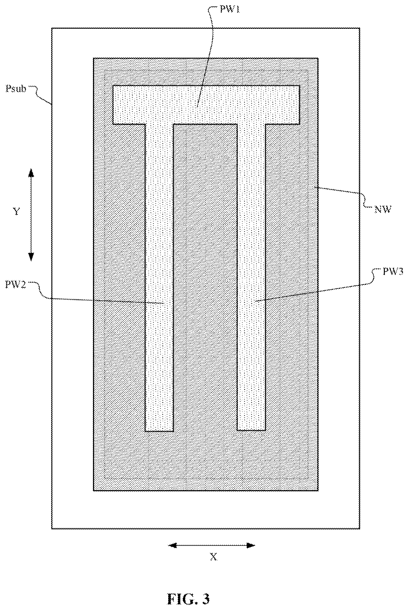Patent US12615848 Figure 3 – Electrostatic discharge protection structure and chip