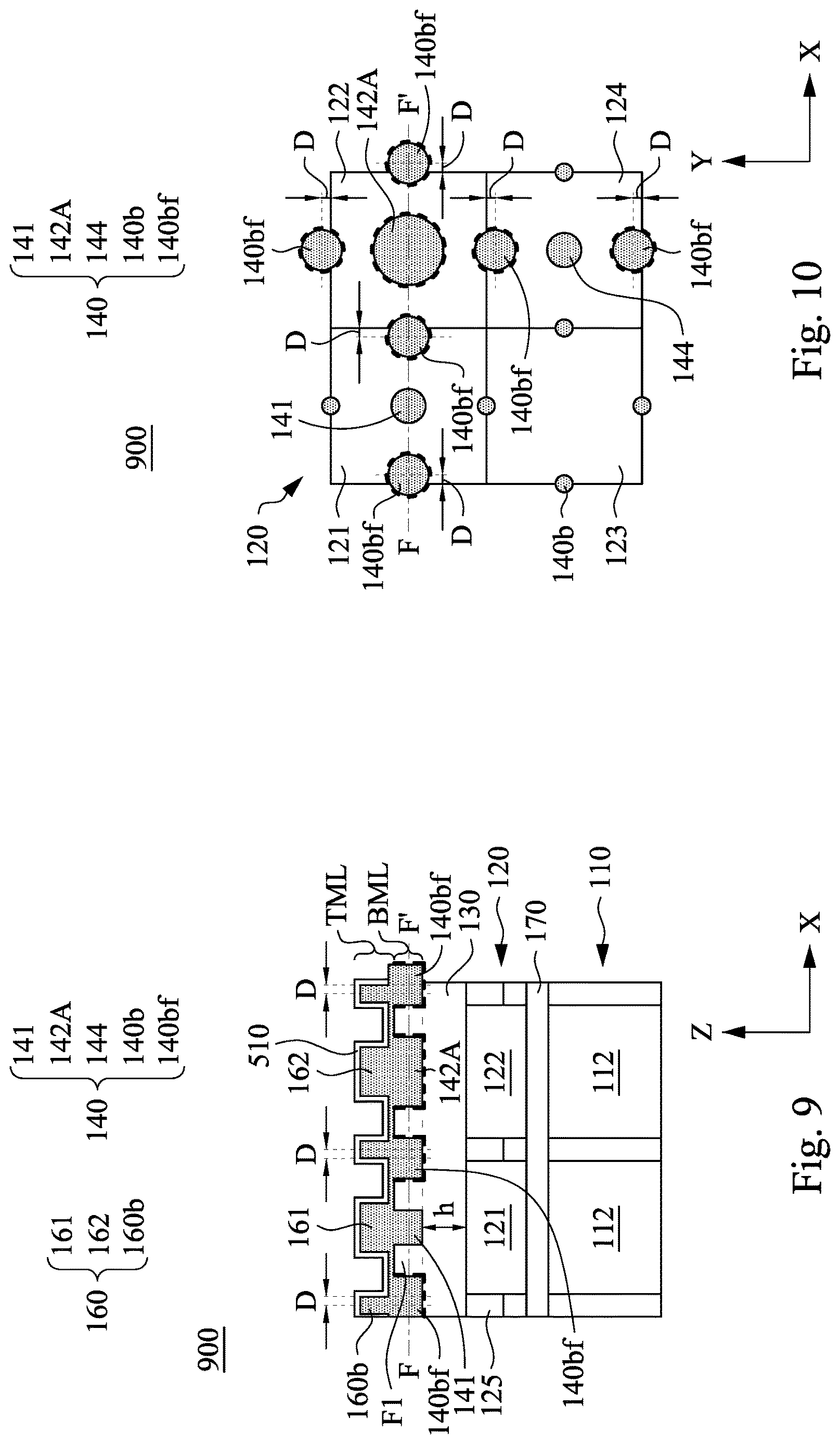 Patent US12615866 Figure 5 – Optical device