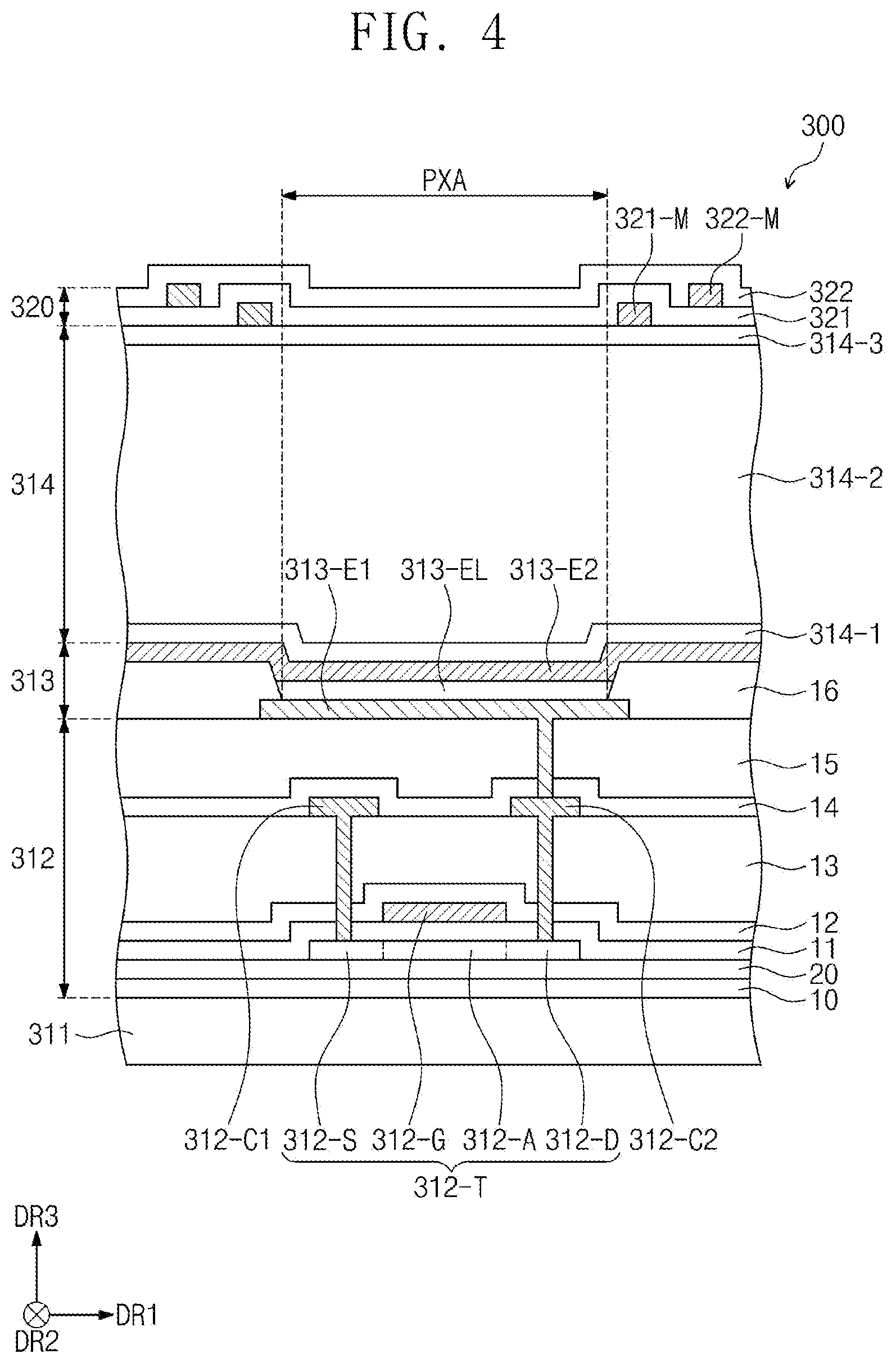 Patent US12615868 Figure 4 – Electronic device including a fingerprint recognition function