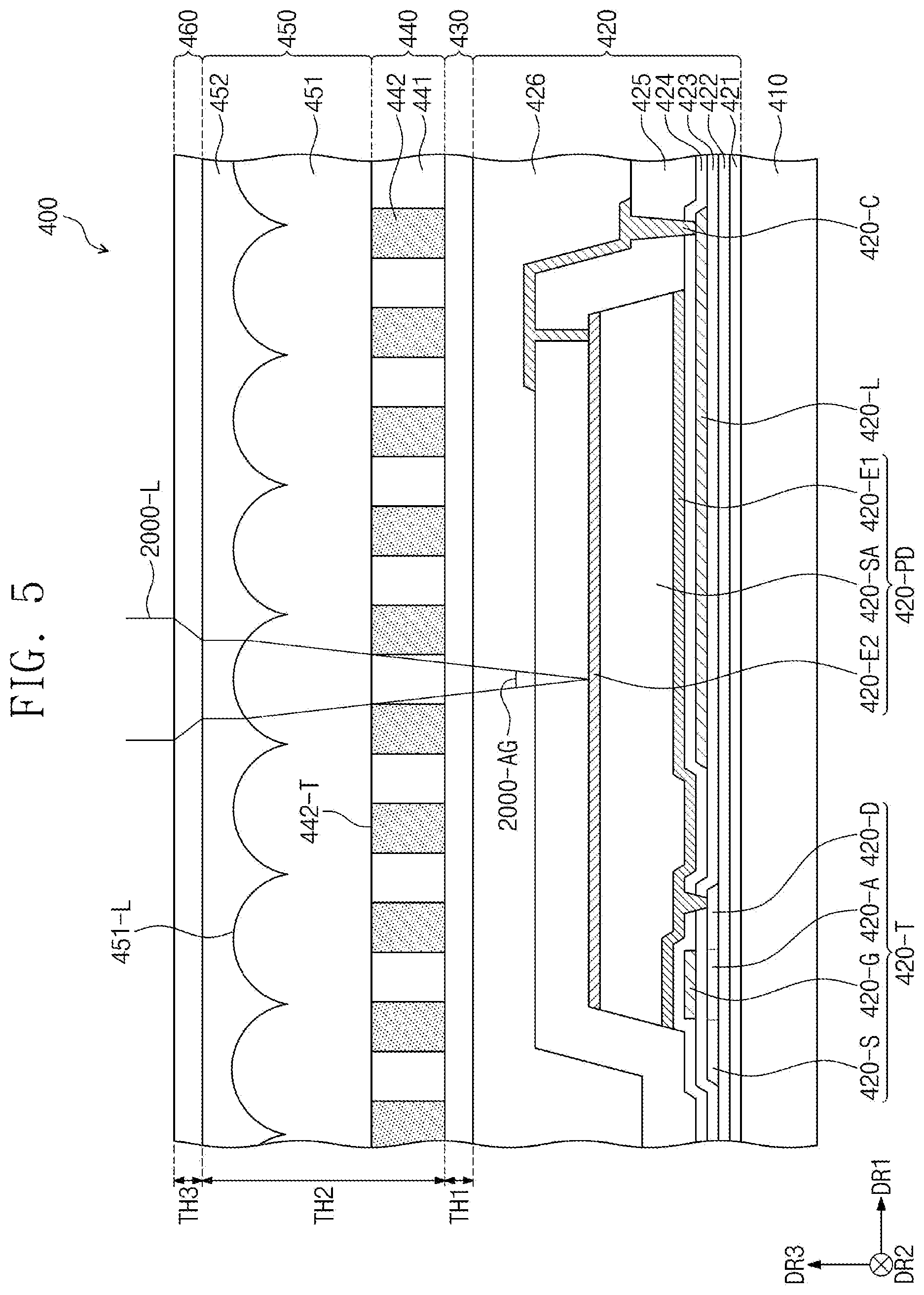 Patent US12615868 Figure 5 – Electronic device including a fingerprint recognition function
