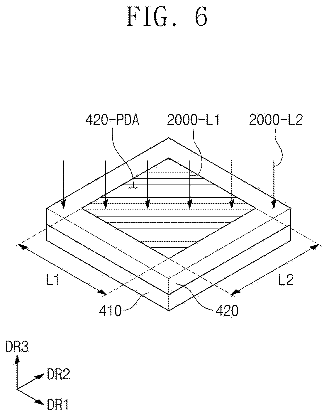 Patent US12615868 Figure 6 – Electronic device including a fingerprint recognition function