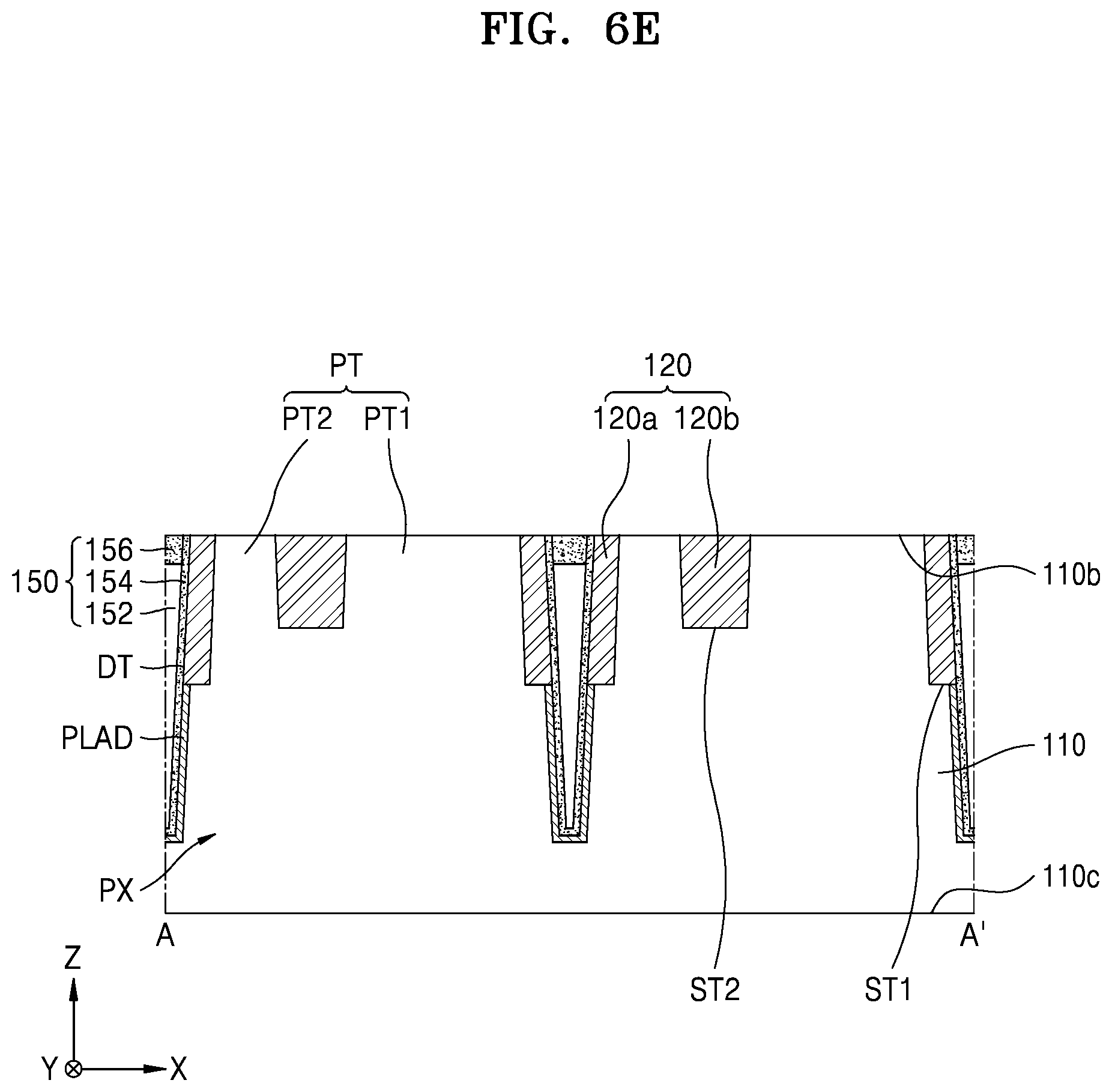 Patent US12615869 Figure 10 – Image sensor