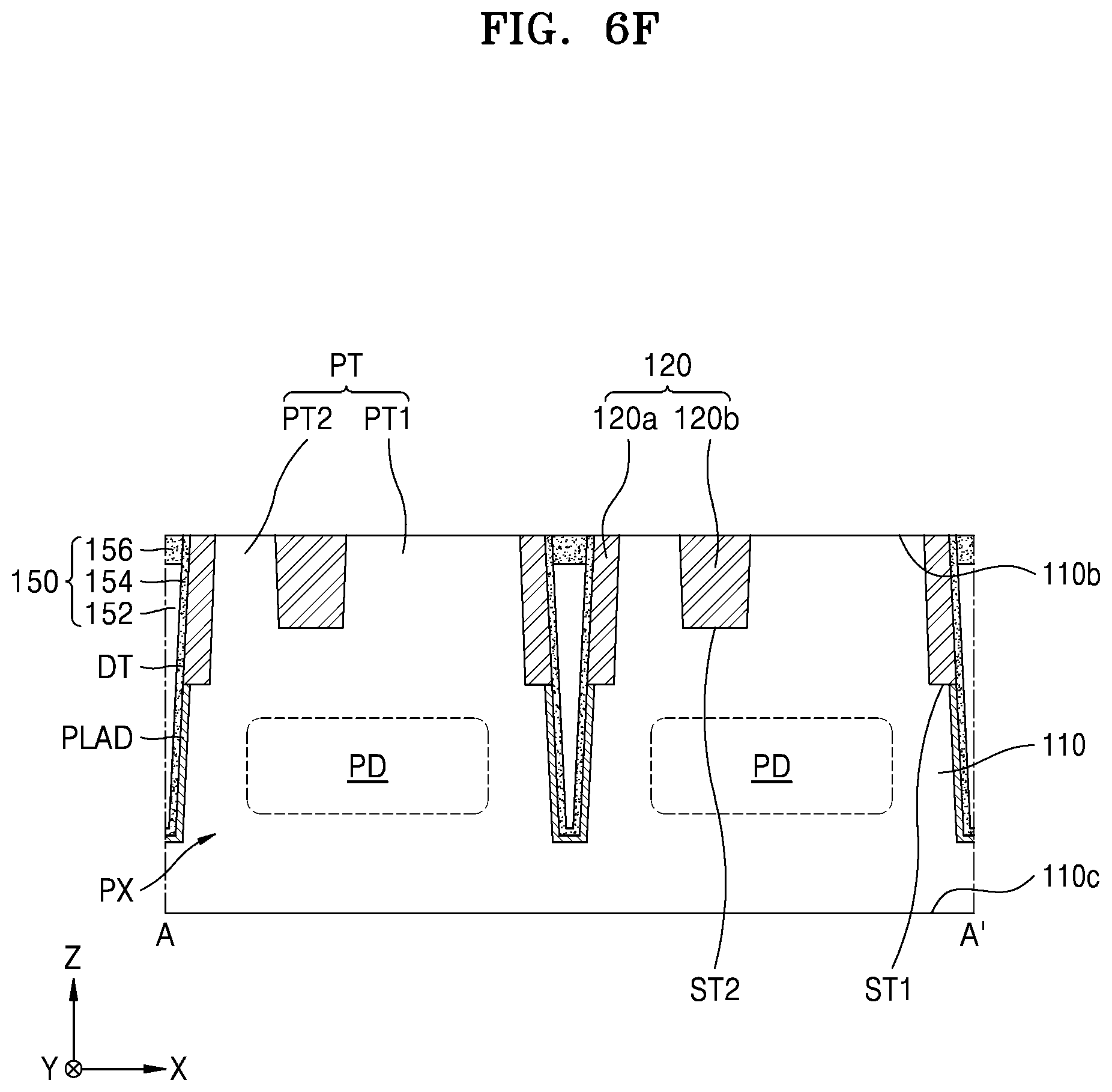 Patent US12615869 Figure 11 – Image sensor