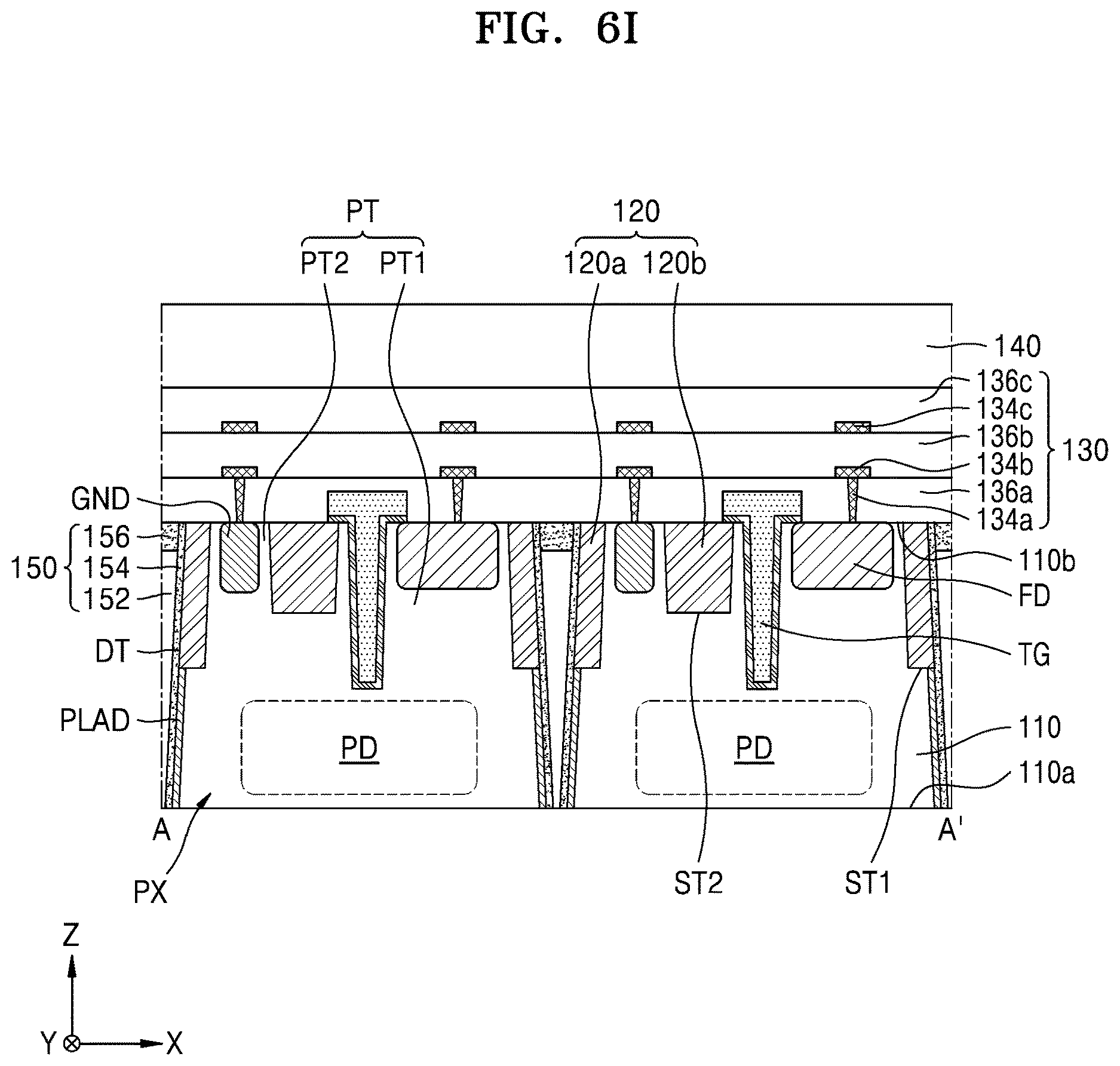 Patent US12615869 Figure 14 – Image sensor