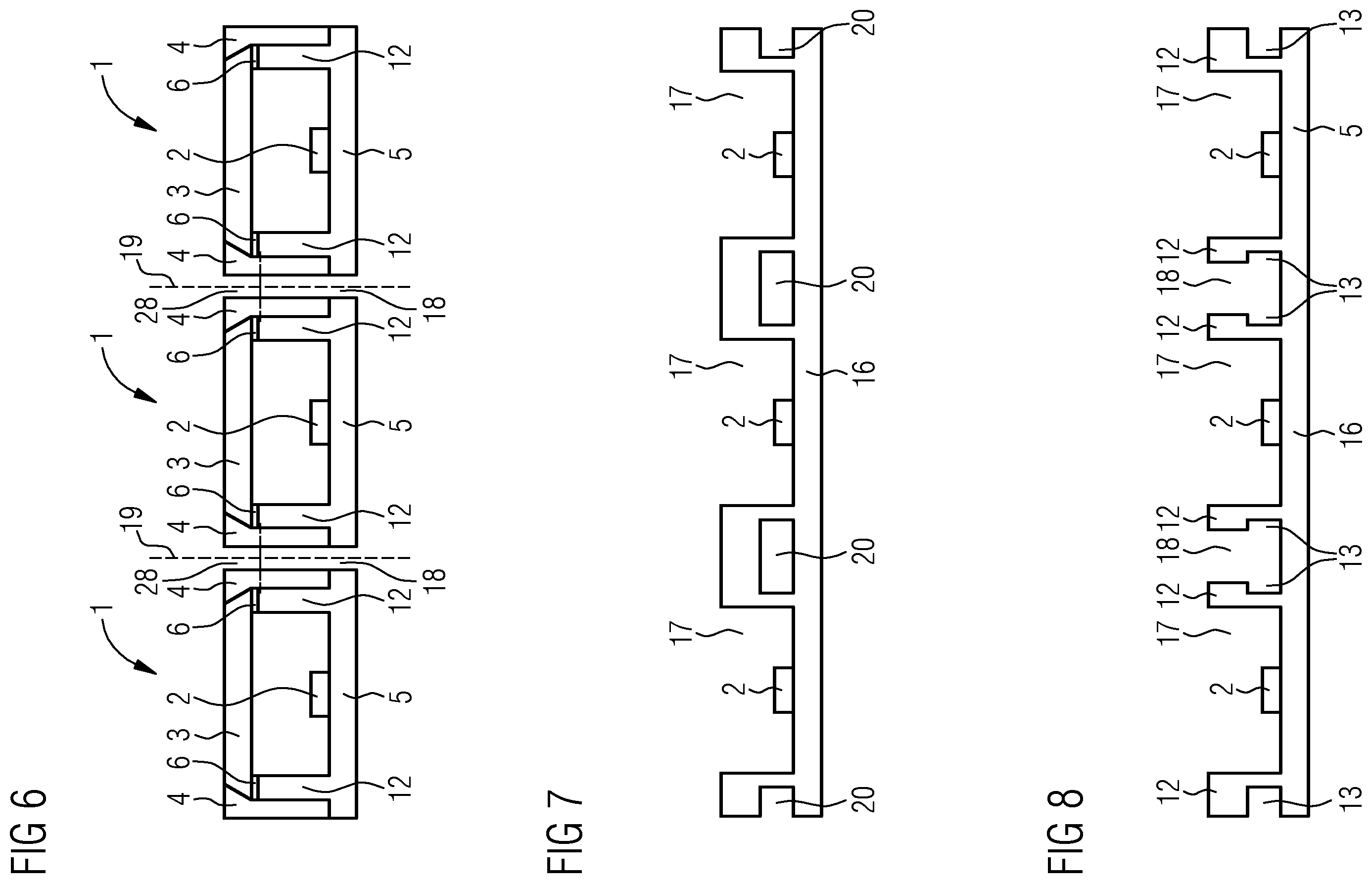 Patent US12615881 Figure 3 – Optoelectronic component including a potting frame
