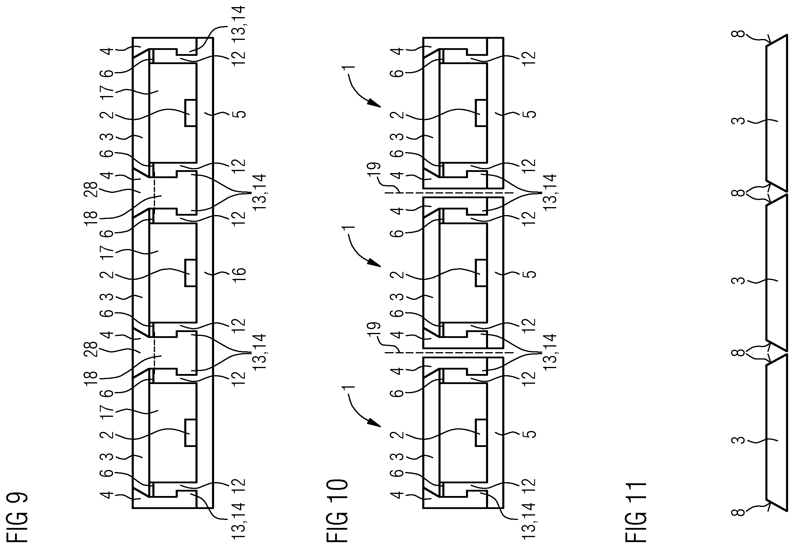 Patent US12615881 Figure 4 – Optoelectronic component including a potting frame