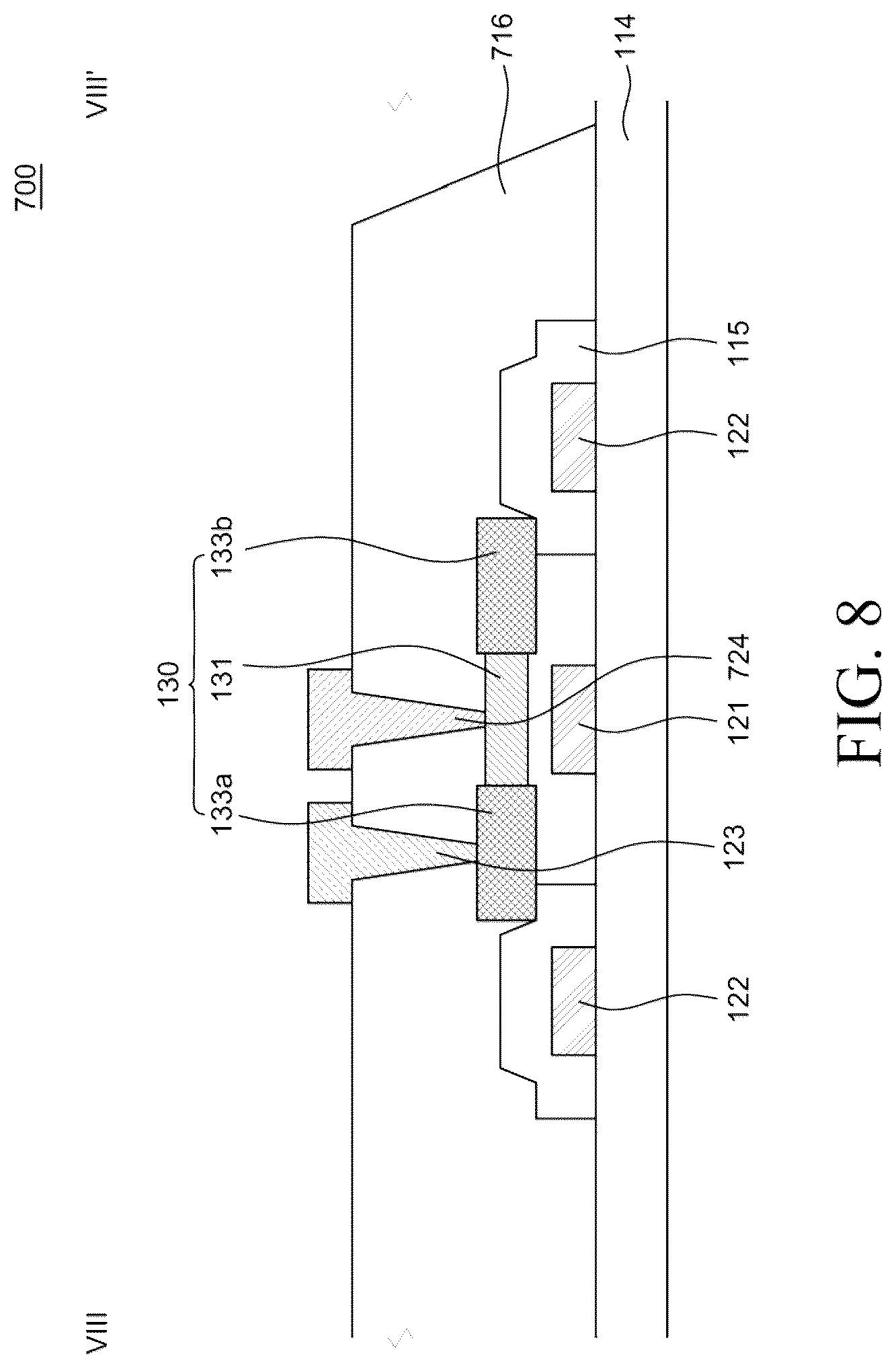 Patent US12615883 Figure 15 – Nanorod light emitting element and display device including the same