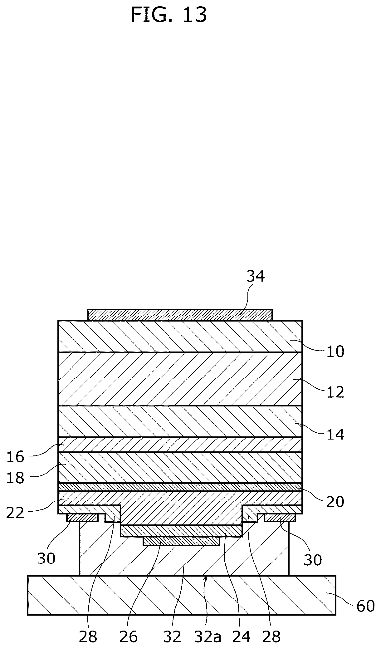 Patent US12615885 Figure 14 – Nitride-based semiconductor light-emitting element and manufacturing method thereof