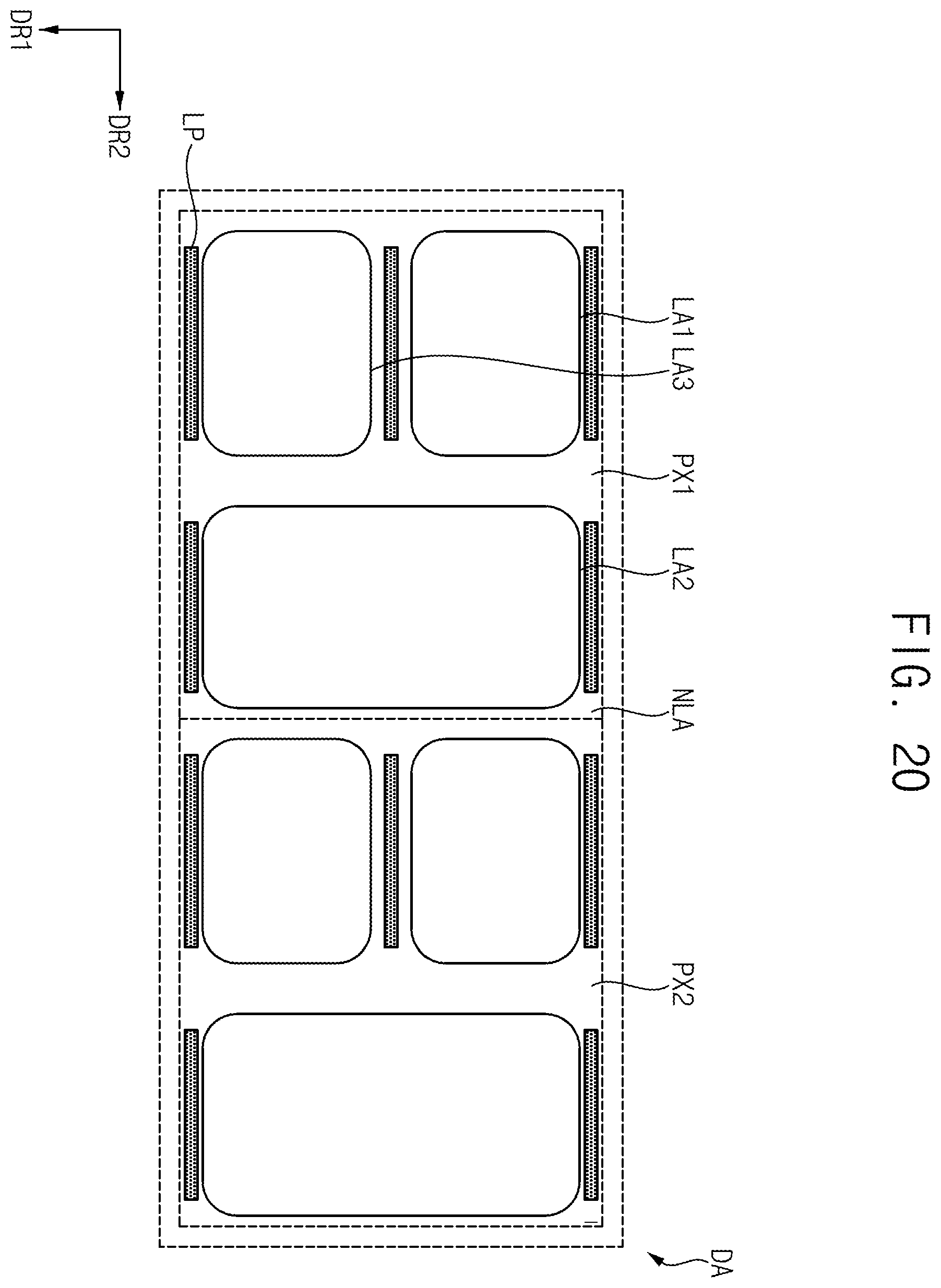 Patent US12615896 Figure 15 – Display device and method of manufacturing the same