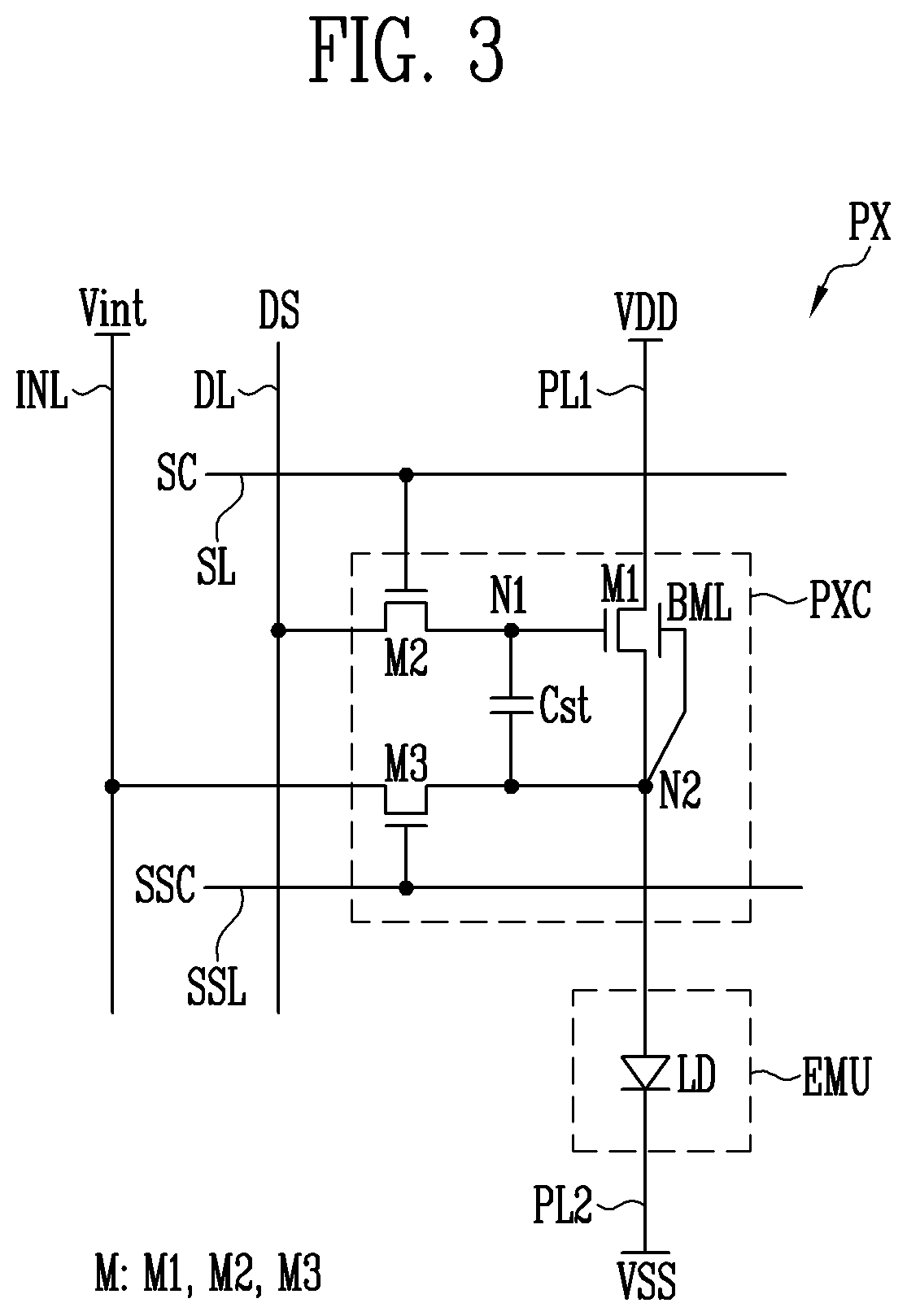Patent US12615900 Figure 3 – Display device and method of manufacturing the same