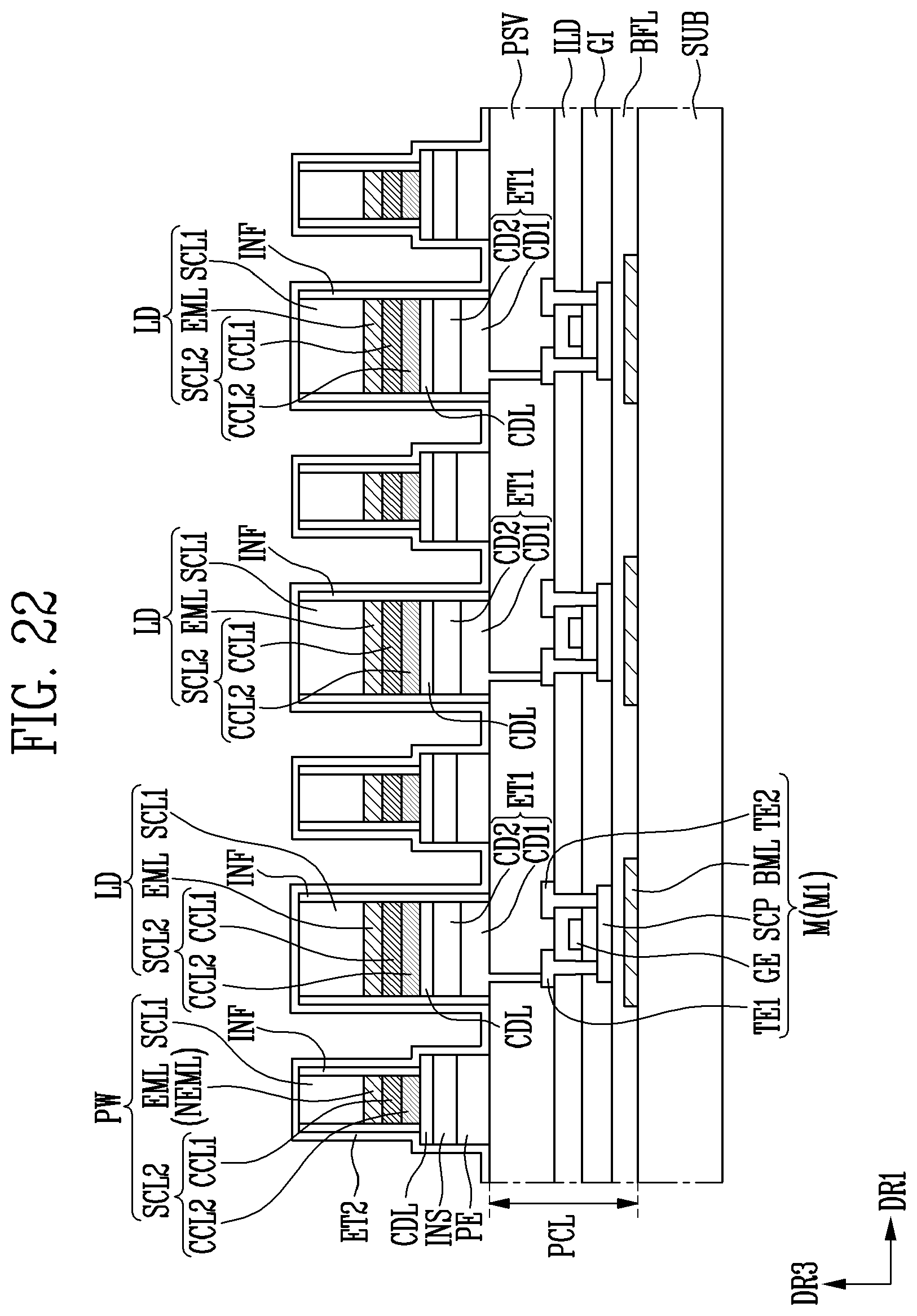 Patent US12615900 Figure 20 – Display device and method of manufacturing the same