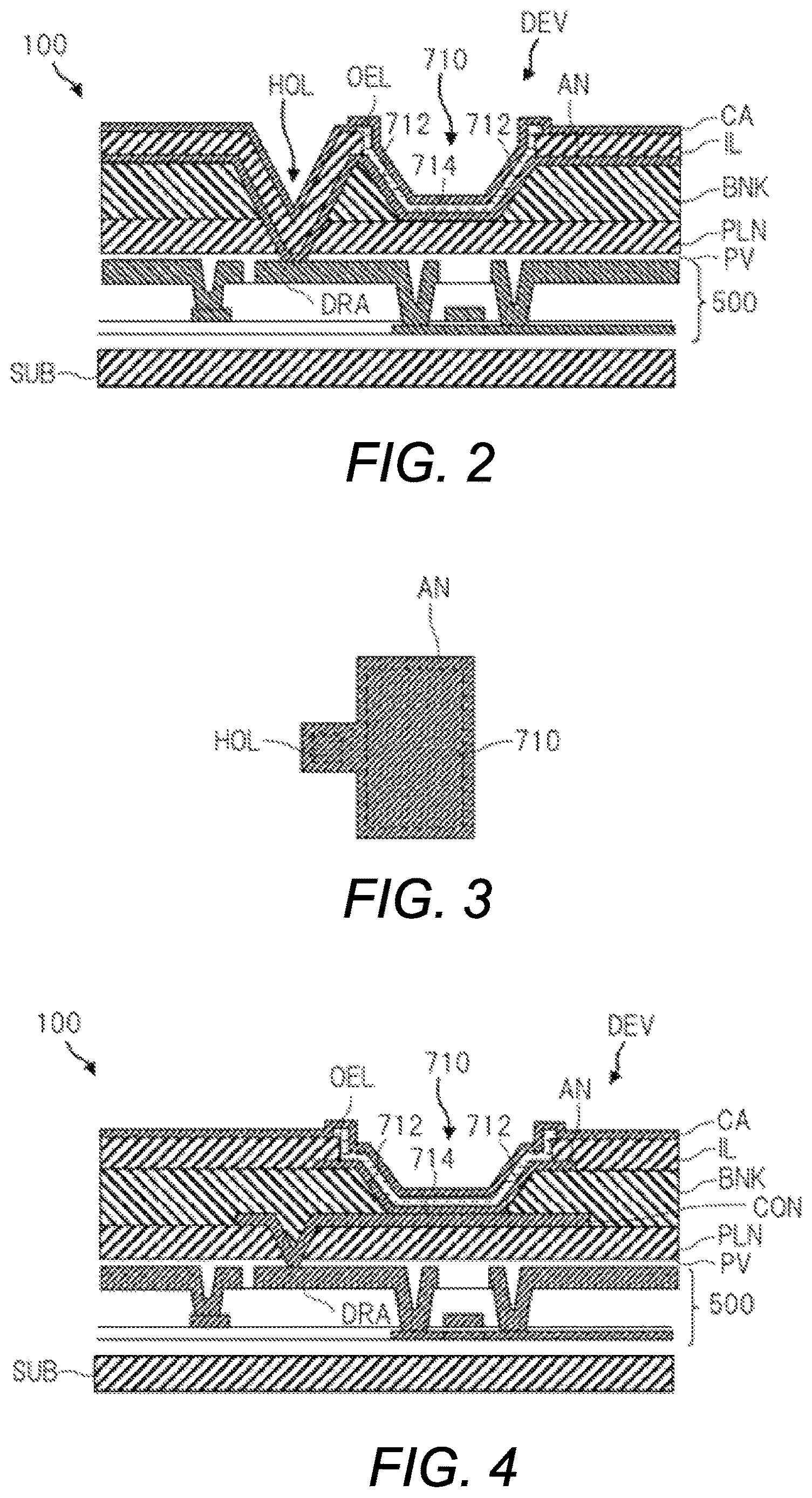 Patent US12615907 Figure 2 – Organic EL device, display apparatus, and method of manufacturing organic EL device