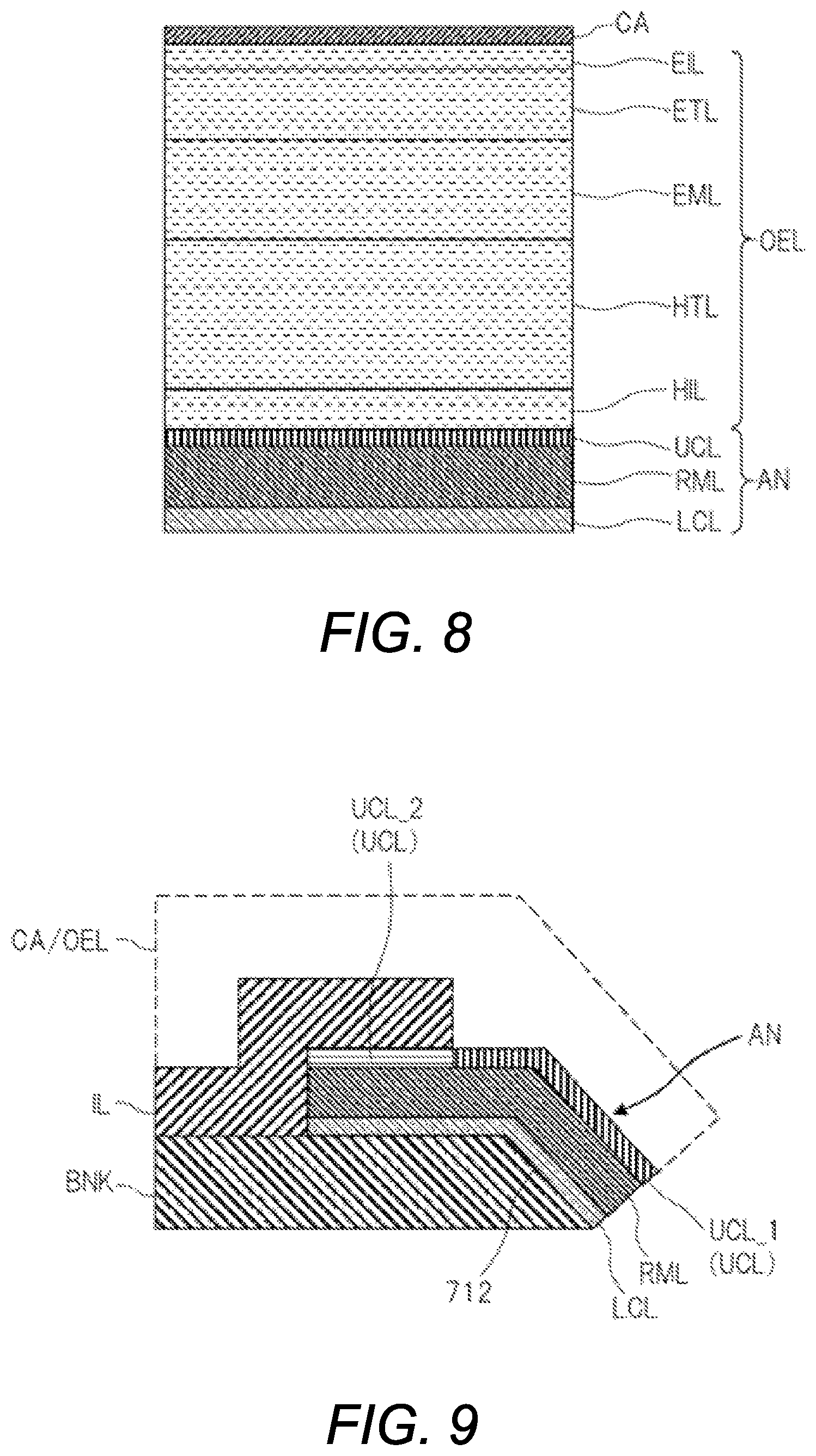 Patent US12615907 Figure 5 – Organic EL device, display apparatus, and method of manufacturing organic EL device
