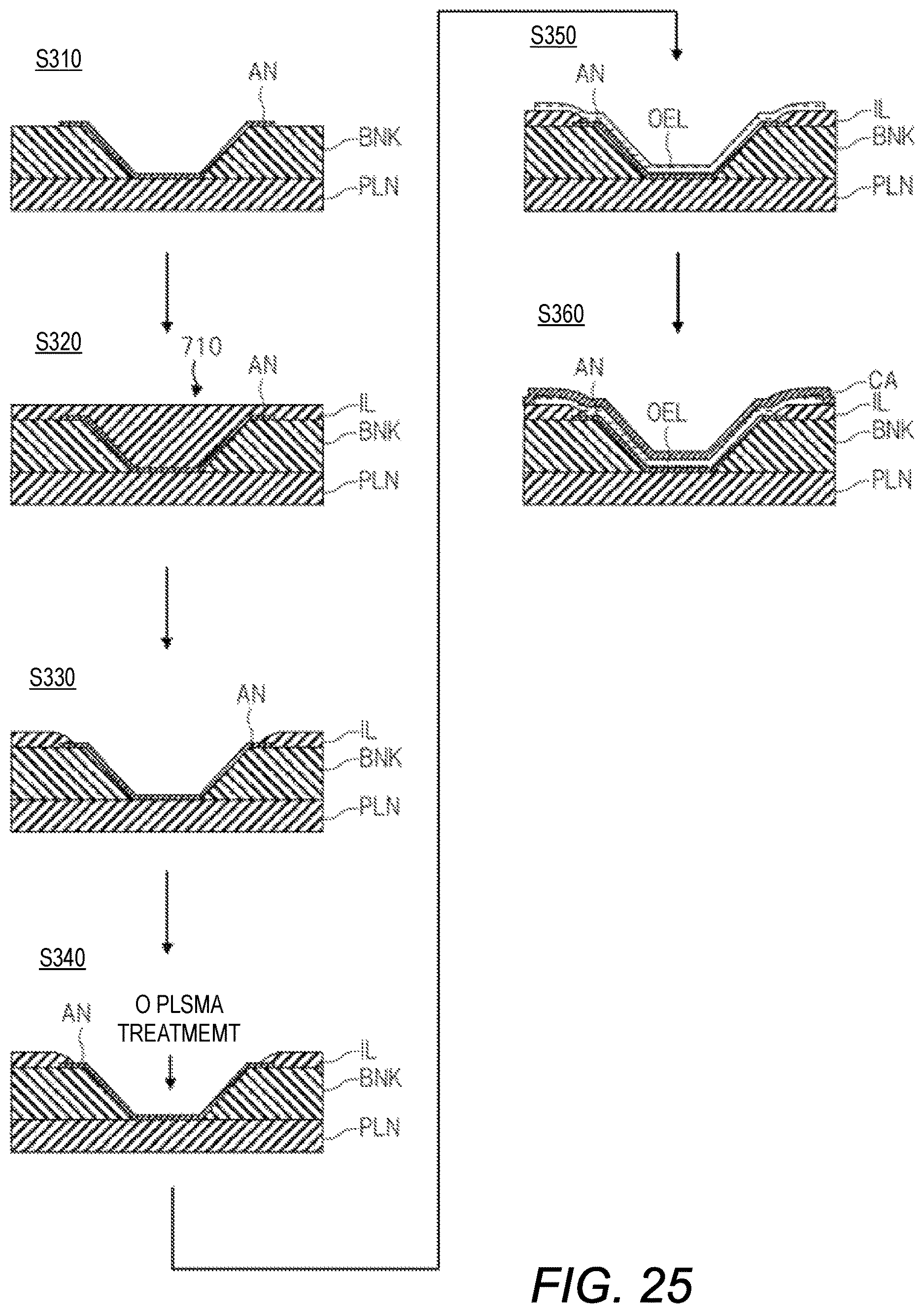 Patent US12615907 Figure 18 – Organic EL device, display apparatus, and method of manufacturing organic EL device