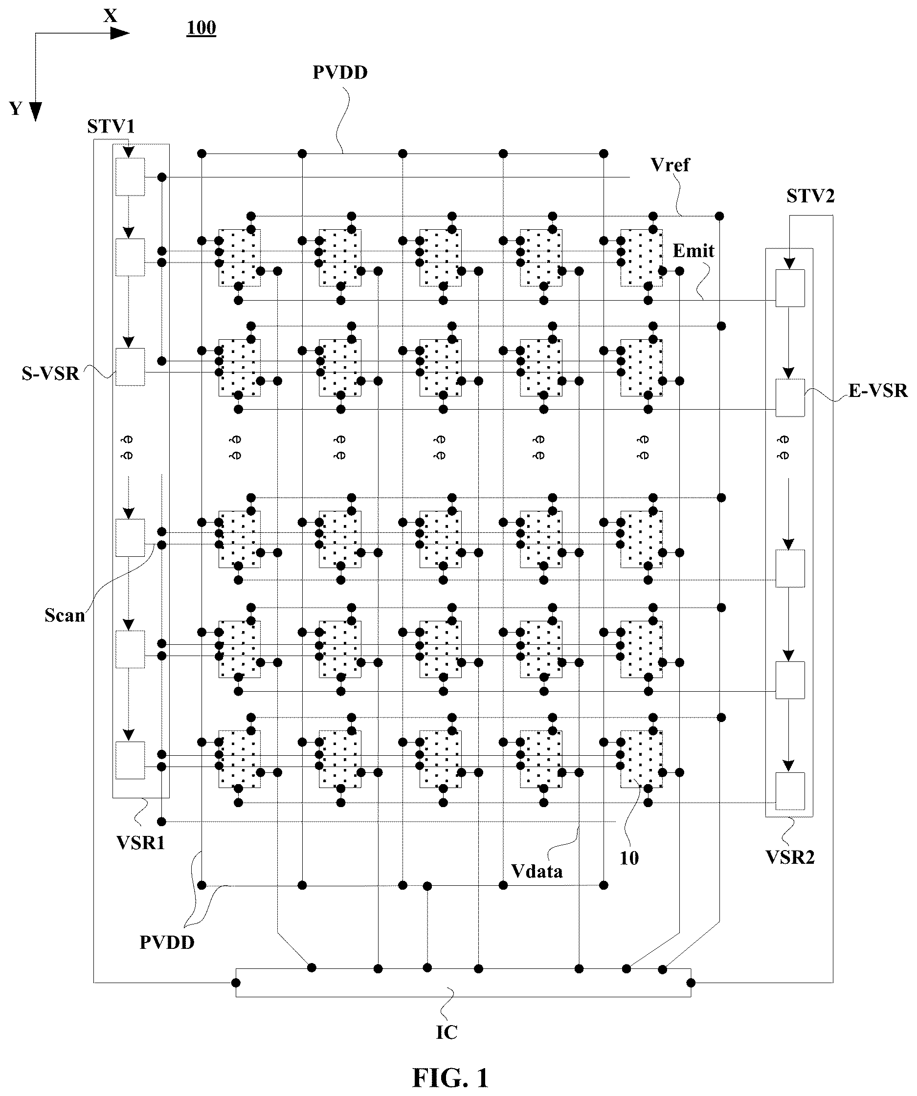 Patent US12615914 Figure 1 – Display panel and display device
