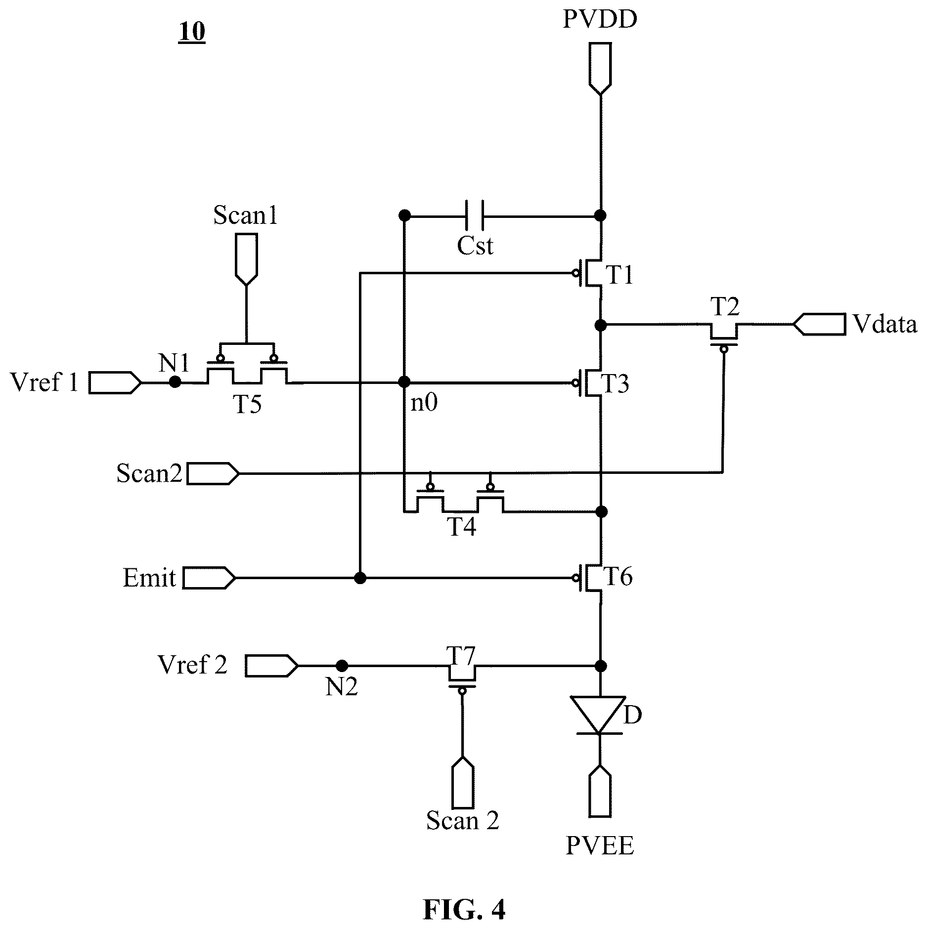 Patent US12615914 Figure 4 – Display panel and display device