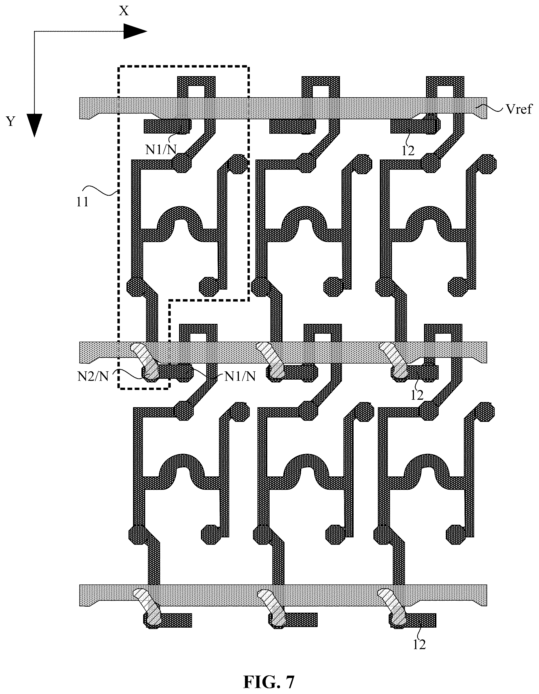 Patent US12615914 Figure 7 – Display panel and display device