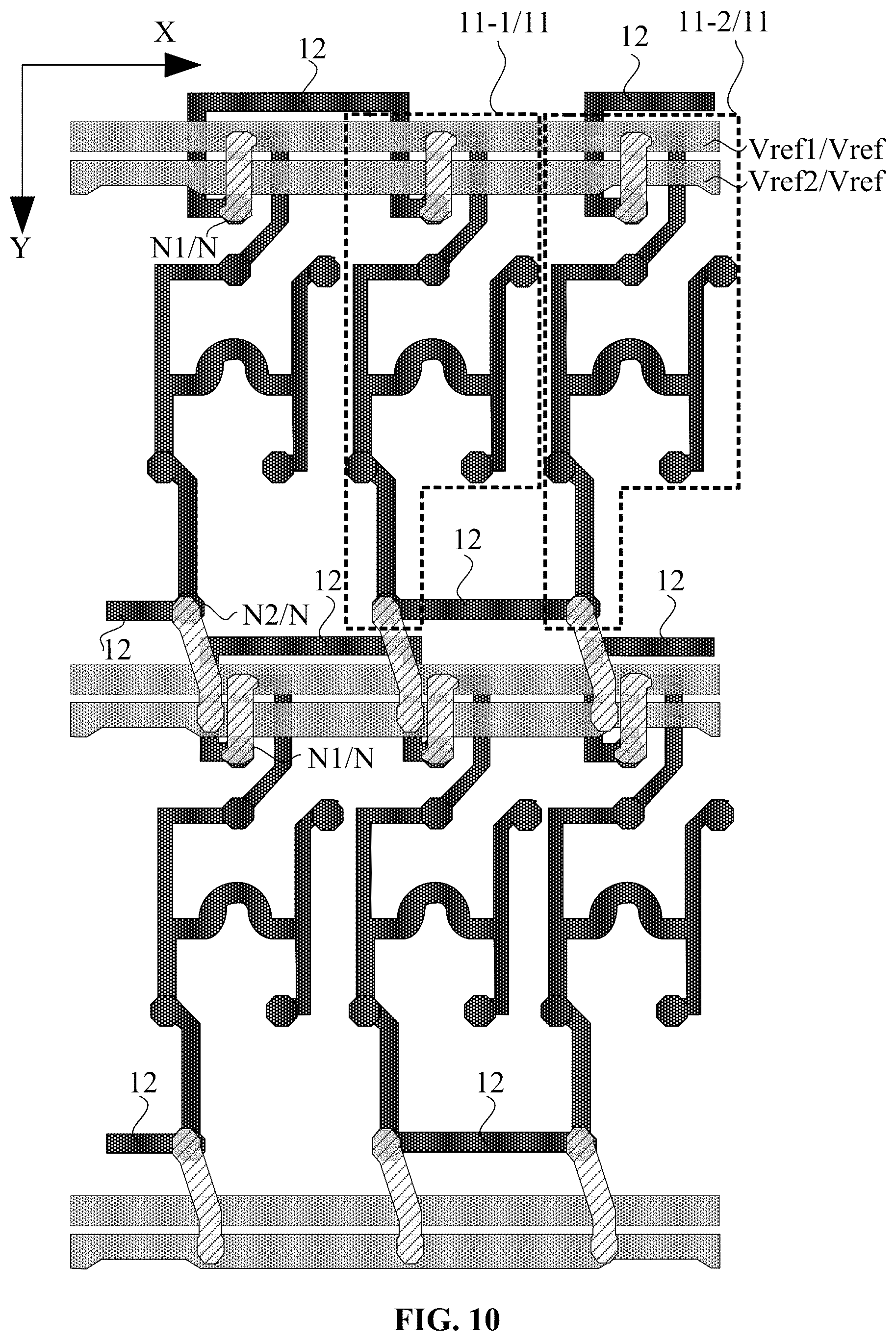 Patent US12615914 Figure 10 – Display panel and display device