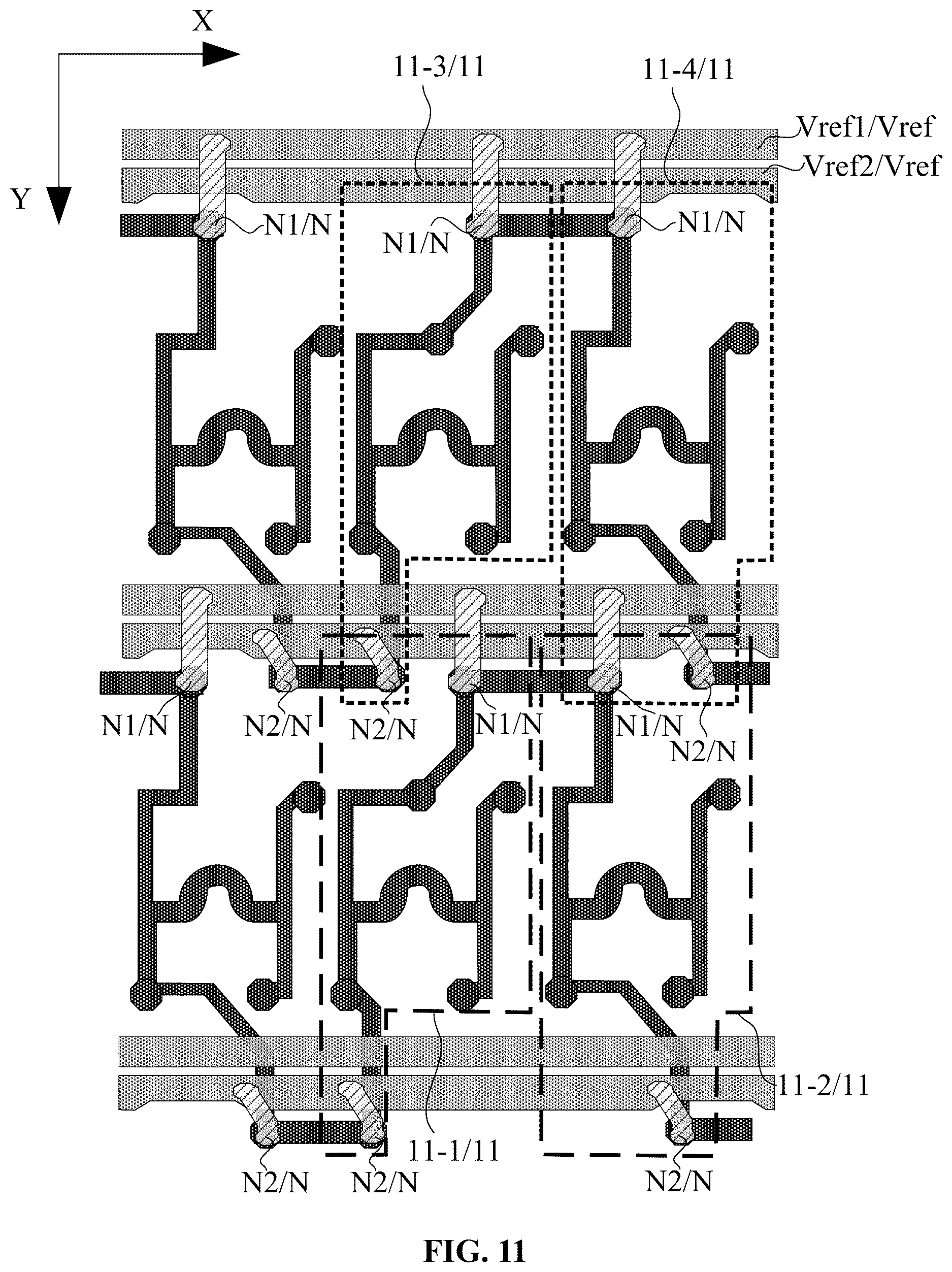Patent US12615914 Figure 11 – Display panel and display device