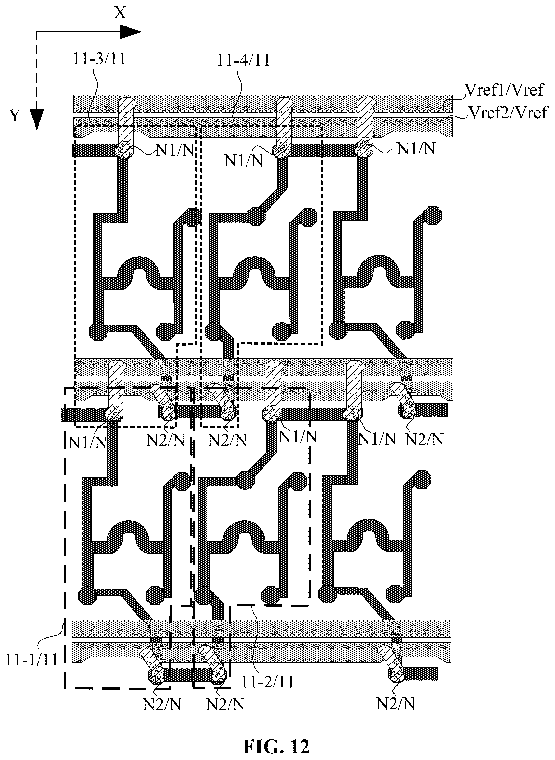 Patent US12615914 Figure 12 – Display panel and display device
