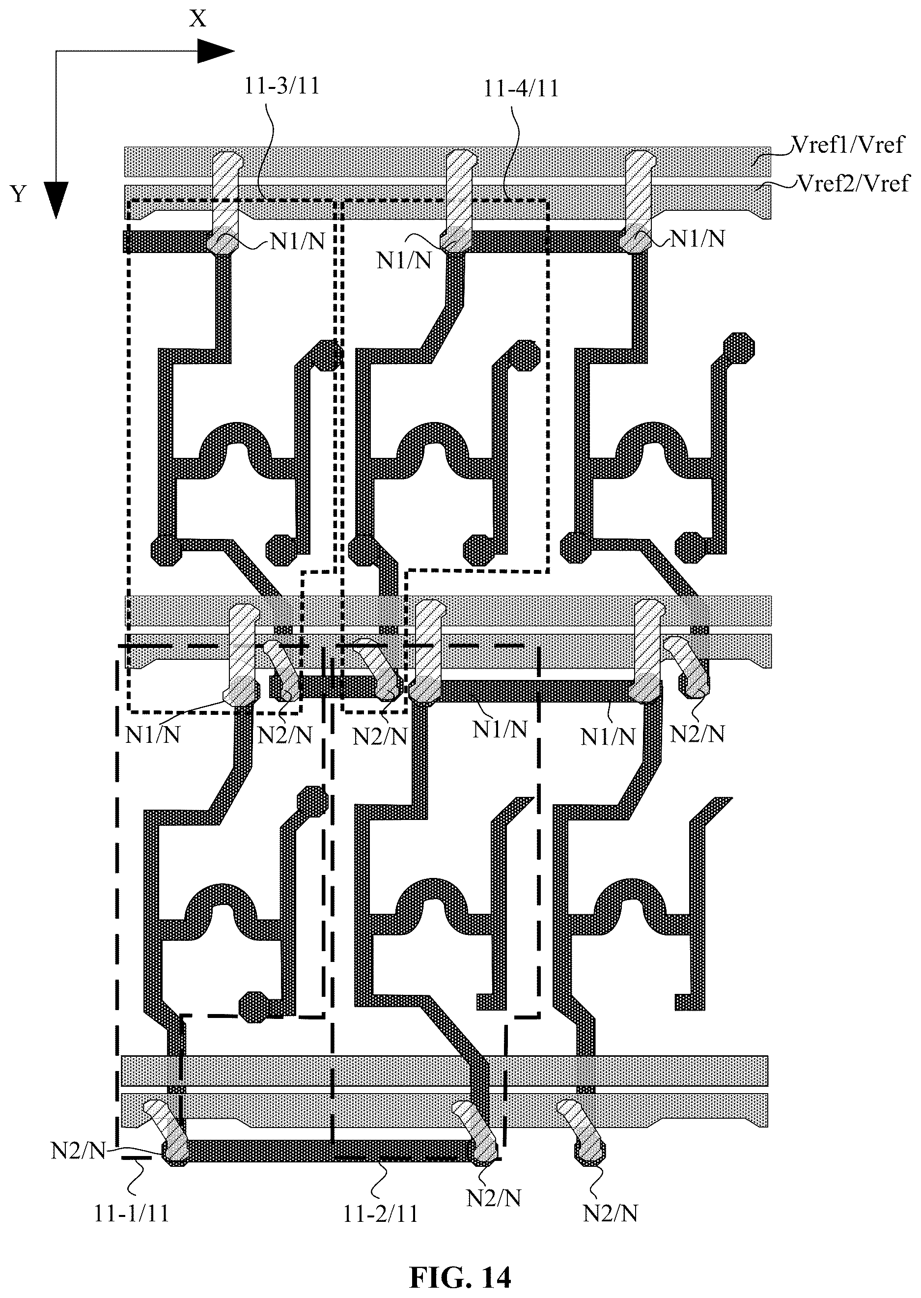 Patent US12615914 Figure 14 – Display panel and display device
