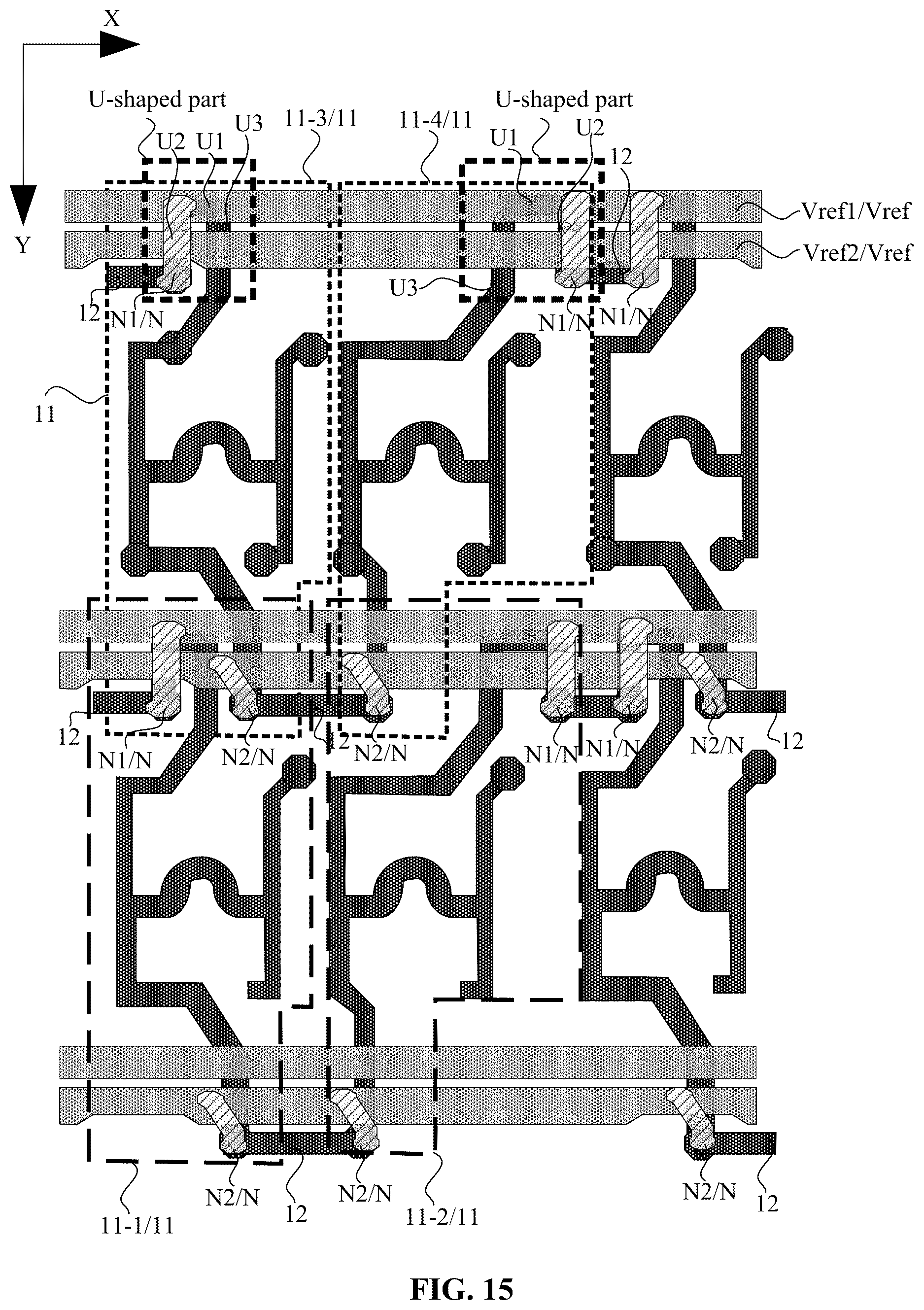 Patent US12615914 Figure 15 – Display panel and display device