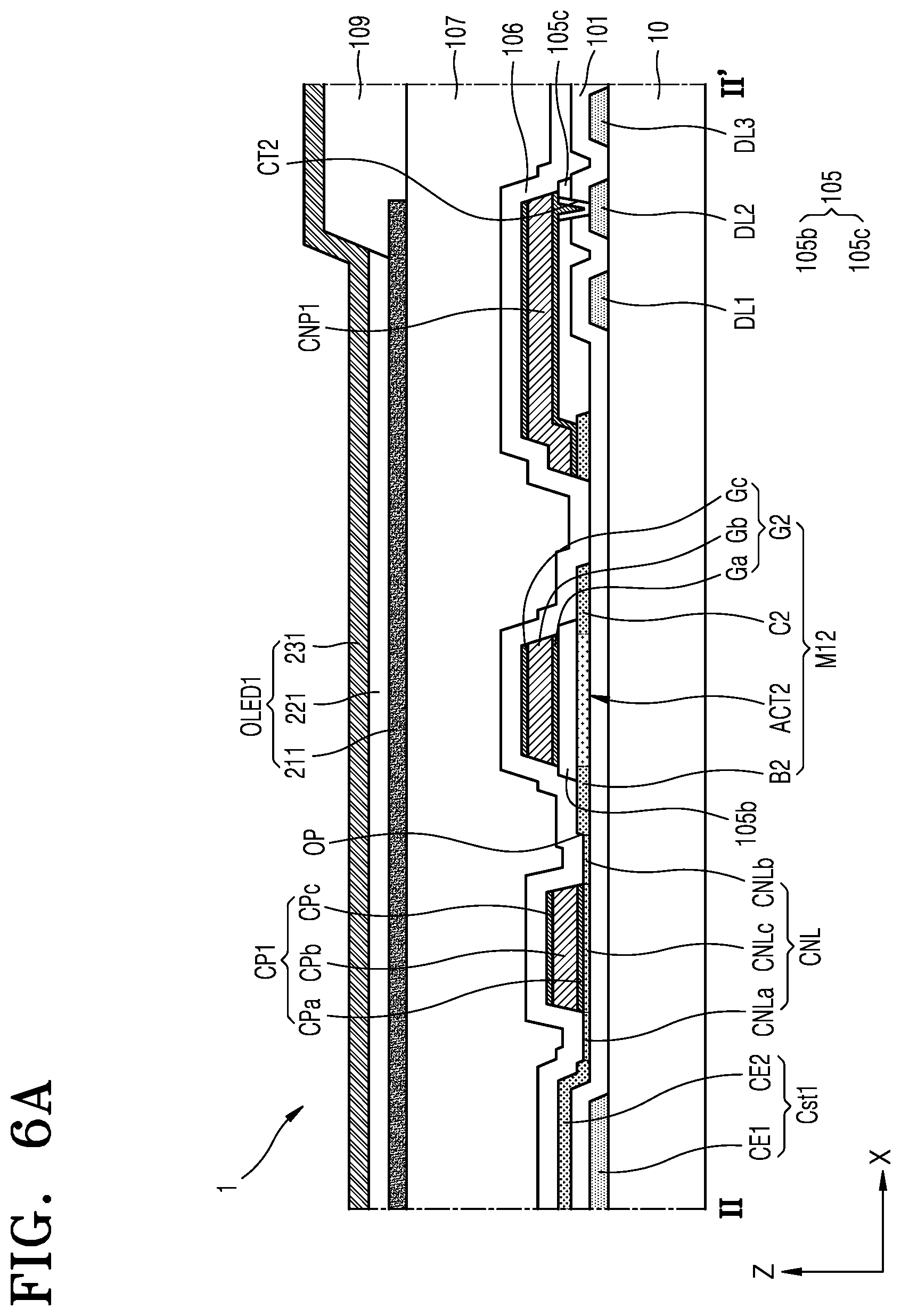 Patent US12615916 Figure 8 – Display device
