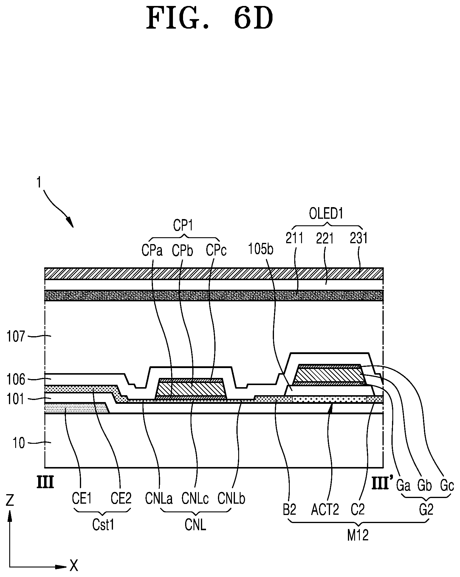 Patent US12615916 Figure 11 – Display device