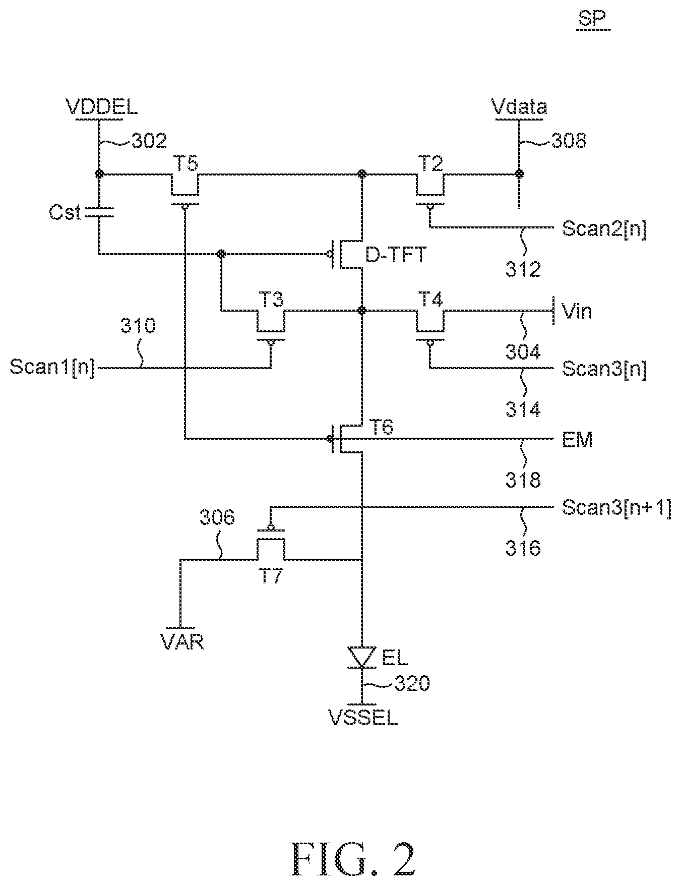 Patent US12615926 Figure 3 – Display apparatus