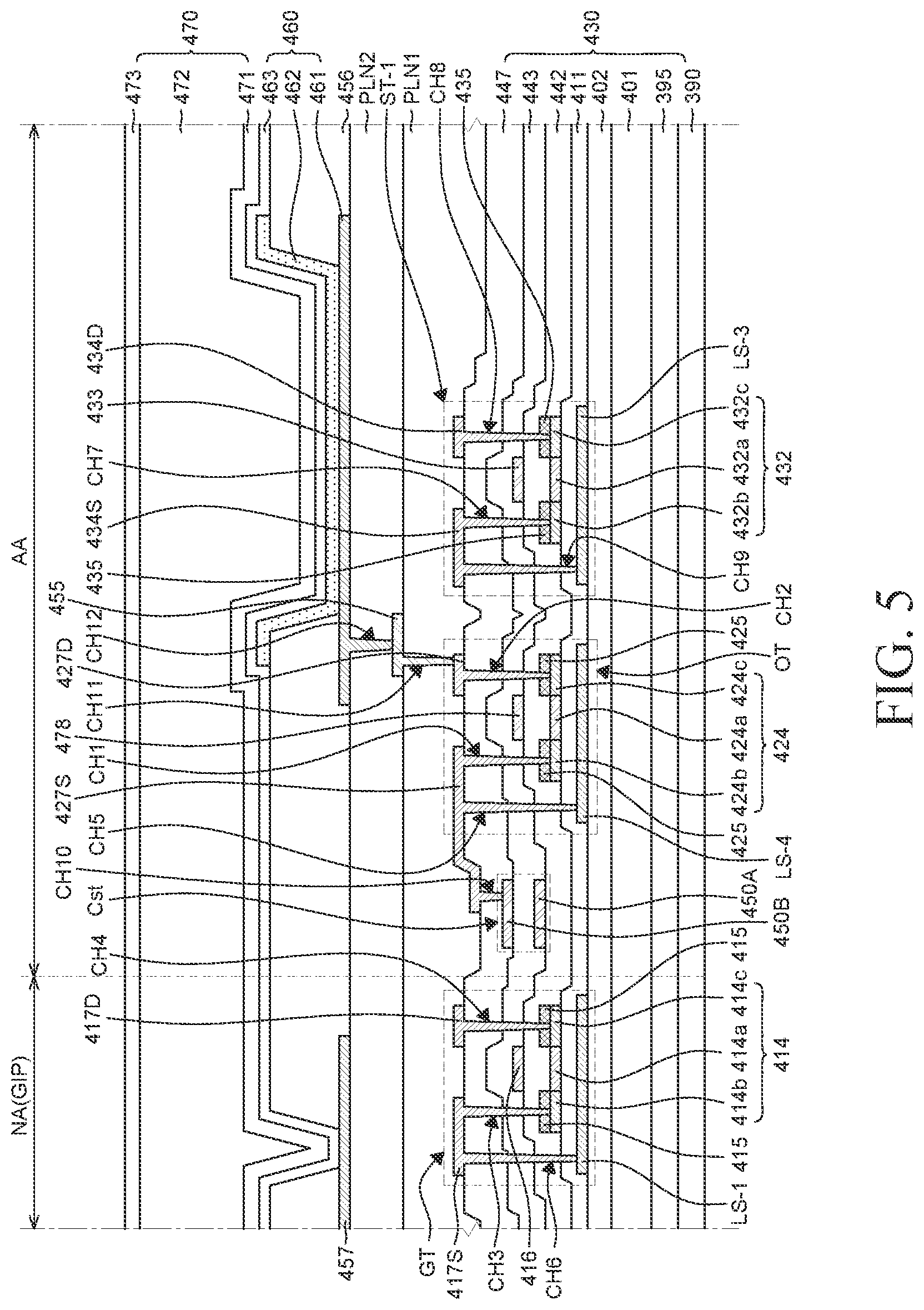 Patent US12615926 Figure 11 – Display apparatus