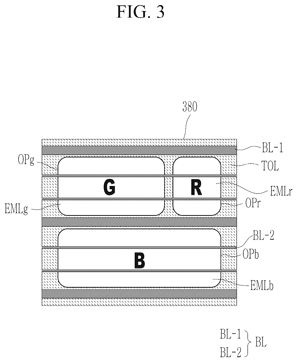 Patent US12615927 Figure 3 – Light emitting display device and vehicle including the same