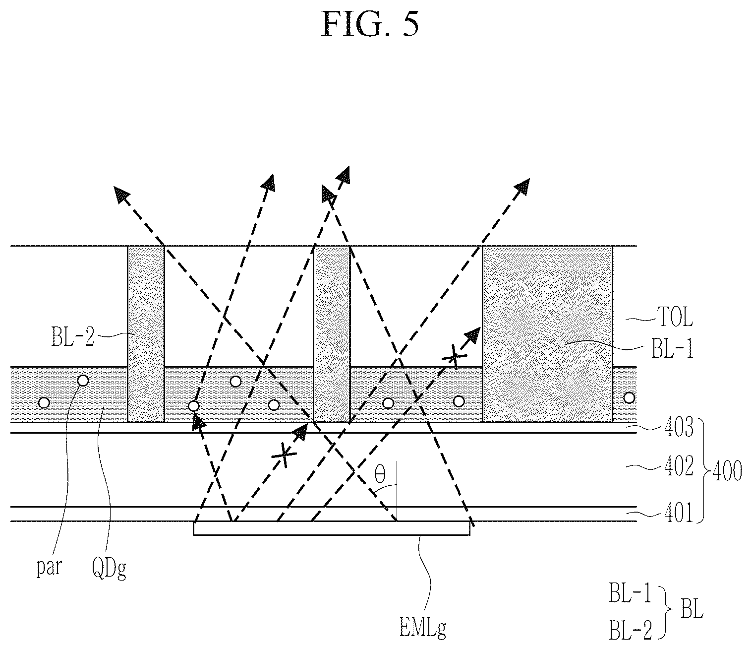 Patent US12615927 Figure 5 – Light emitting display device and vehicle including the same