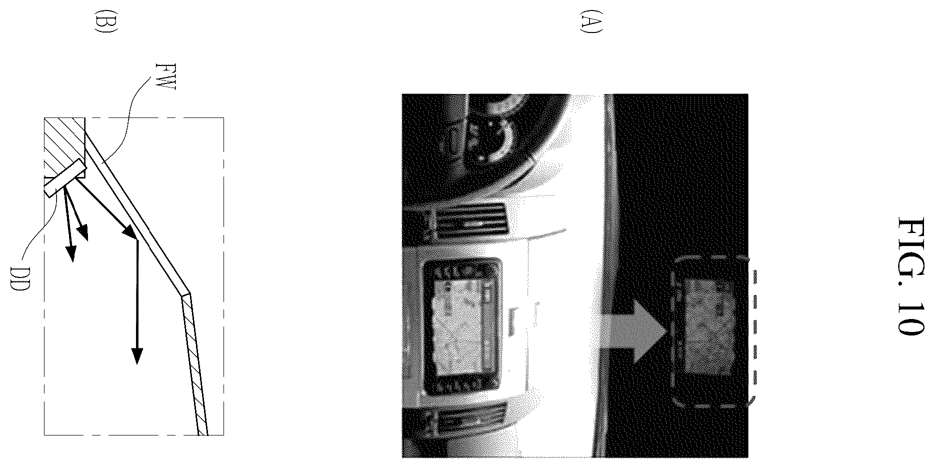 Patent US12615927 Figure 10 – Light emitting display device and vehicle including the same
