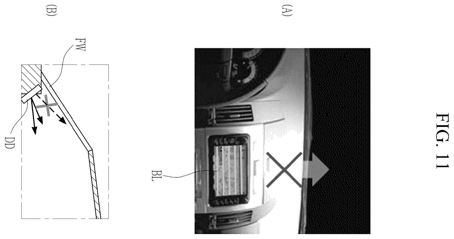 Patent US12615927 Figure 11 – Light emitting display device and vehicle including the same